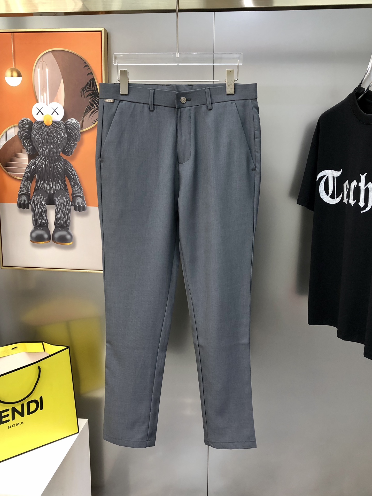 “LV Men’s Raw Cotton High-End Boxers: Customizable, Fine Quality, Business Leisure, Multiple Colors, Size 29-38” - 图片 2