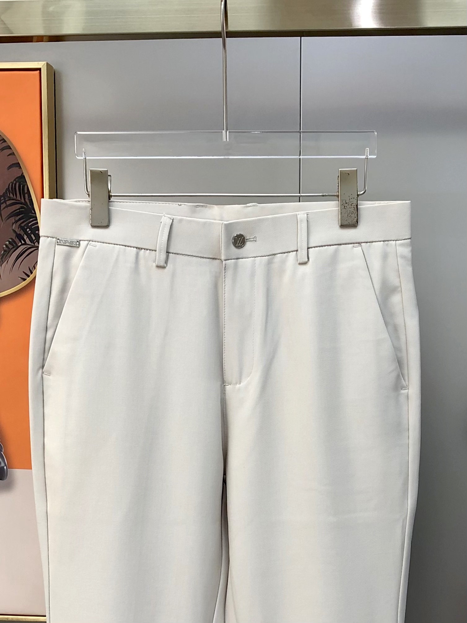 “LV Men’s Raw Cotton High-End Boxers: Customizable, Fine Quality, Business Leisure, Multiple Colors, Size 29-38” - 图片 5