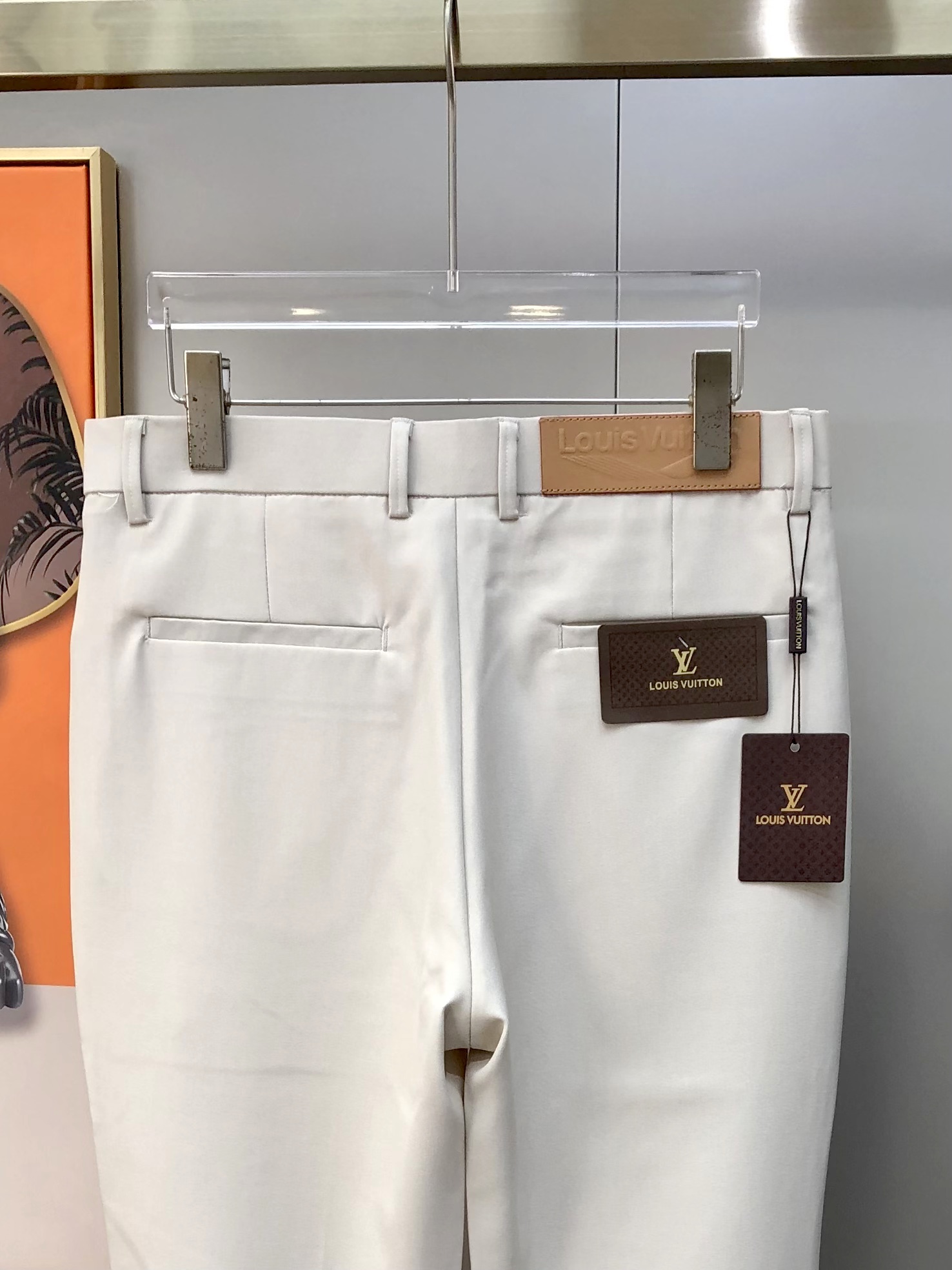 “LV Men’s Raw Cotton High-End Boxers: Customizable, Fine Quality, Business Leisure, Multiple Colors, Size 29-38” - 图片 6