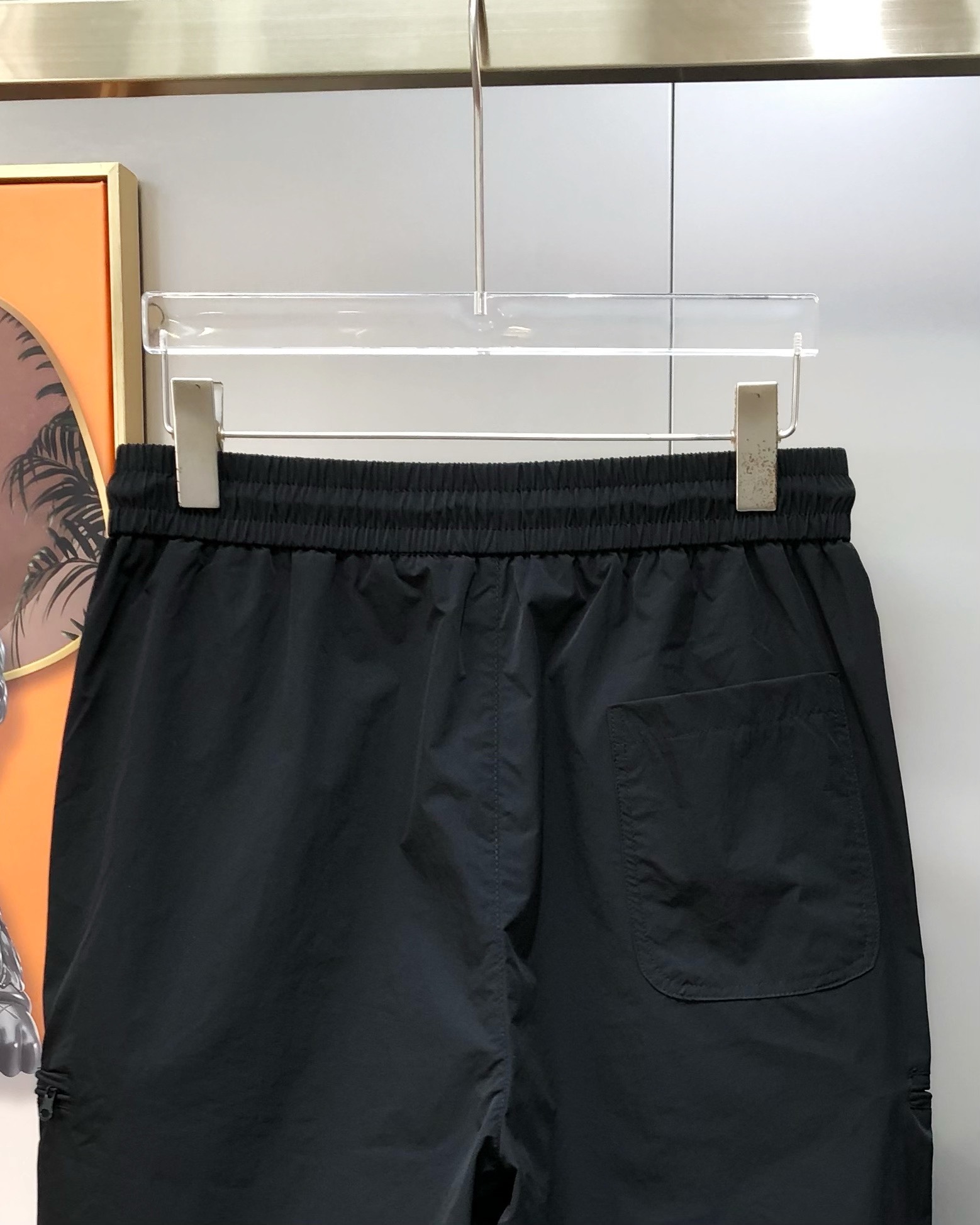 Title: P528 D*SCENTE Men’s Leisure Shorts 2025 Collection Summary: High-end, stylish men’s leisure shorts with unique design, 100% polyester dryware, and hardware supplements - 图片 6