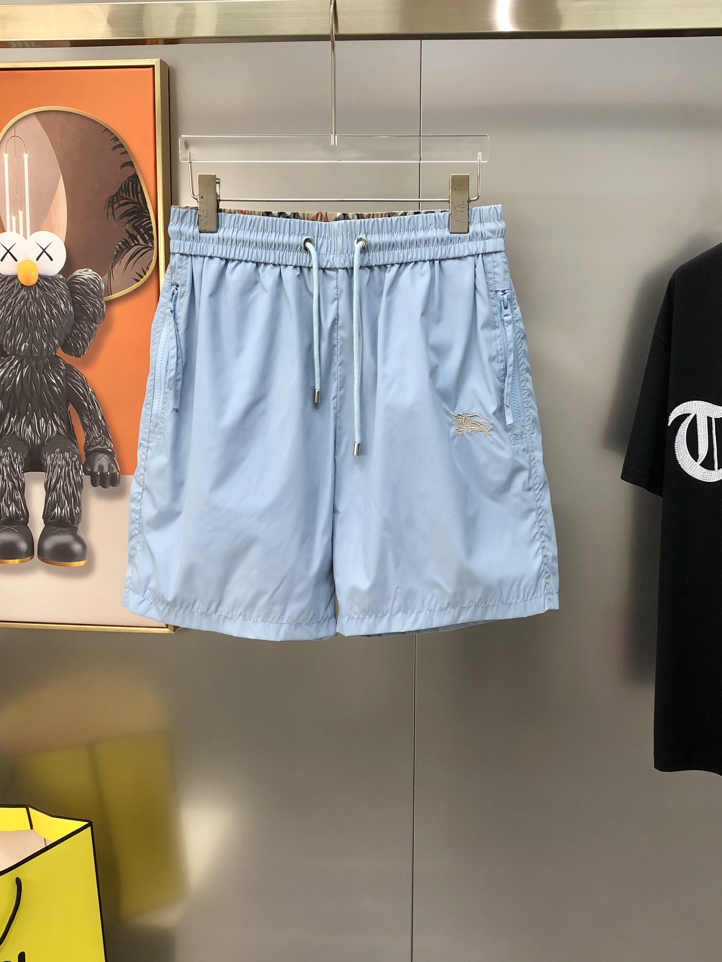 Title: P528 BURBE Pablo 2025 Men’s Recreational Shorts, 100% Polyester, Fashion Design, Fast Delivery, Sizes M-3XL. - 图片 1