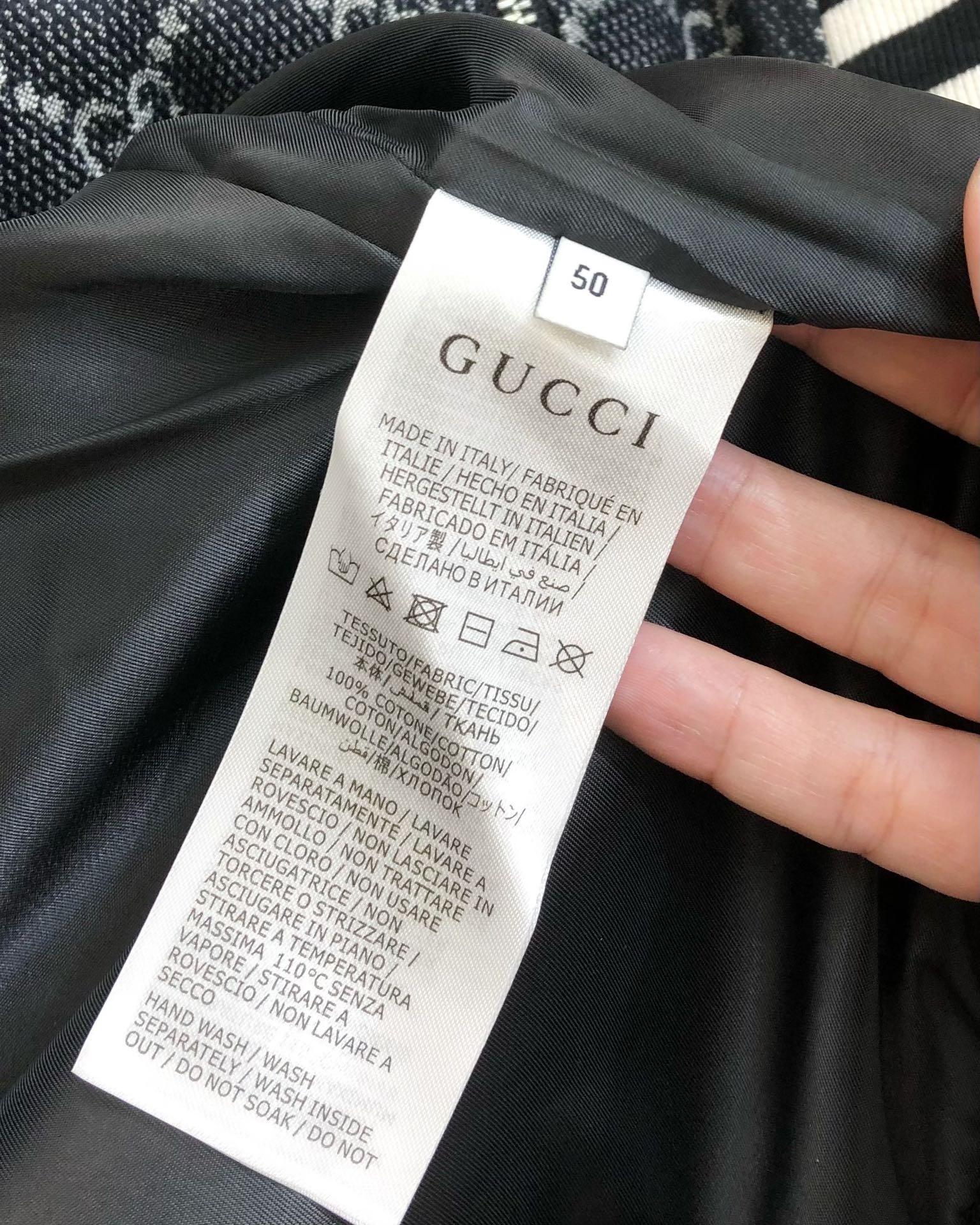 “2025 Men’s Thin Cotton Jacket by G*cci for Autumn | Co-Sale High-Sweet Style M-3XL” - 图片 7