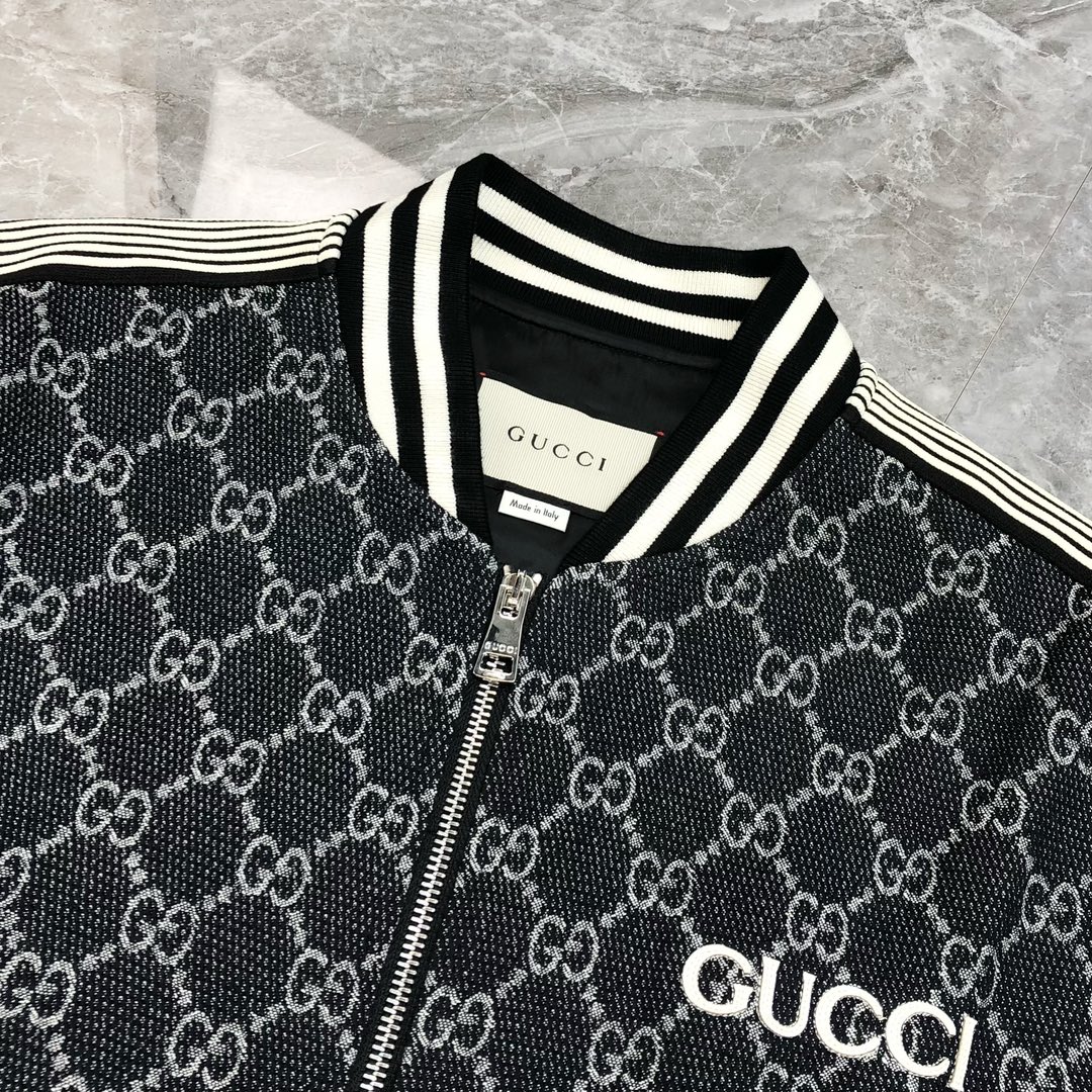 “2025 Men’s Thin Cotton Jacket by G*cci for Autumn | Co-Sale High-Sweet Style M-3XL” - 图片 4