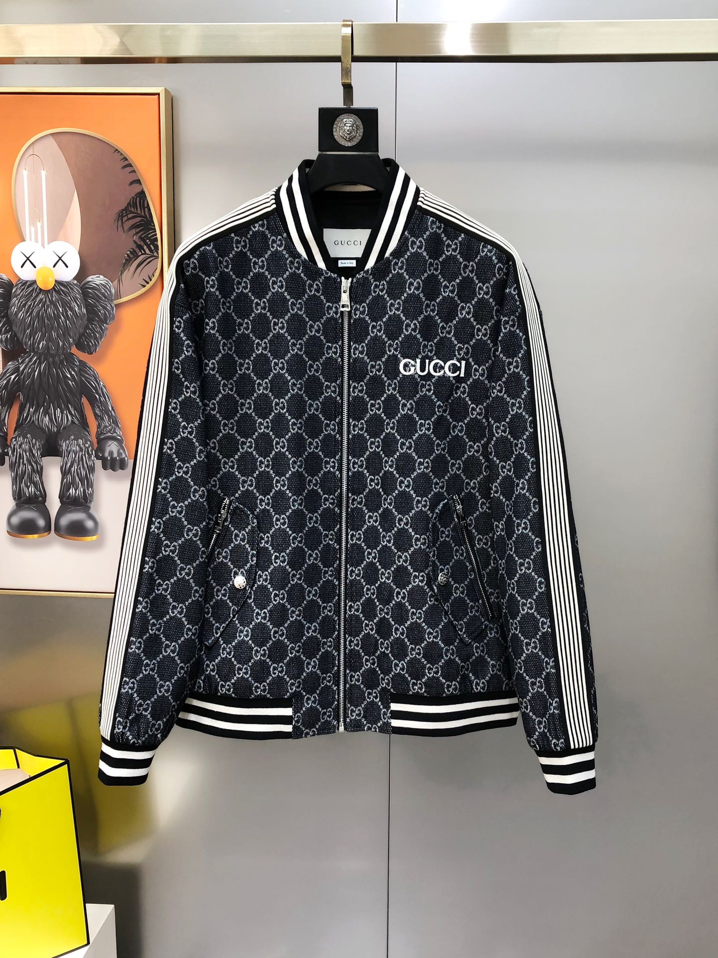 “2025 Men’s Thin Cotton Jacket by G*cci for Autumn | Co-Sale High-Sweet Style M-3XL” - 图片 1