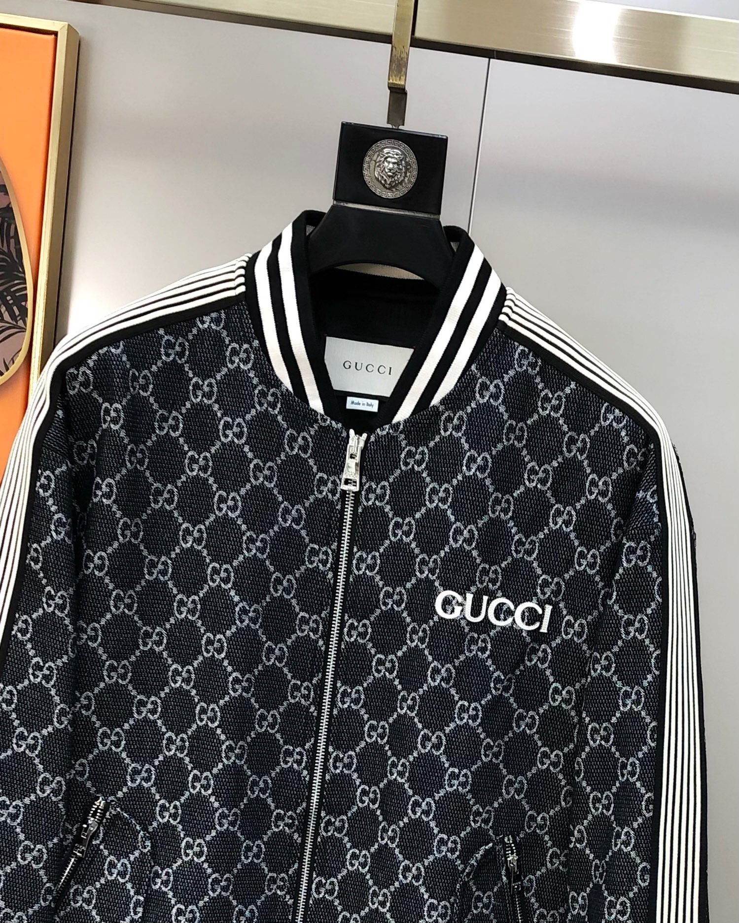 “2025 Men’s Thin Cotton Jacket by G*cci for Autumn | Co-Sale High-Sweet Style M-3XL” - 图片 3