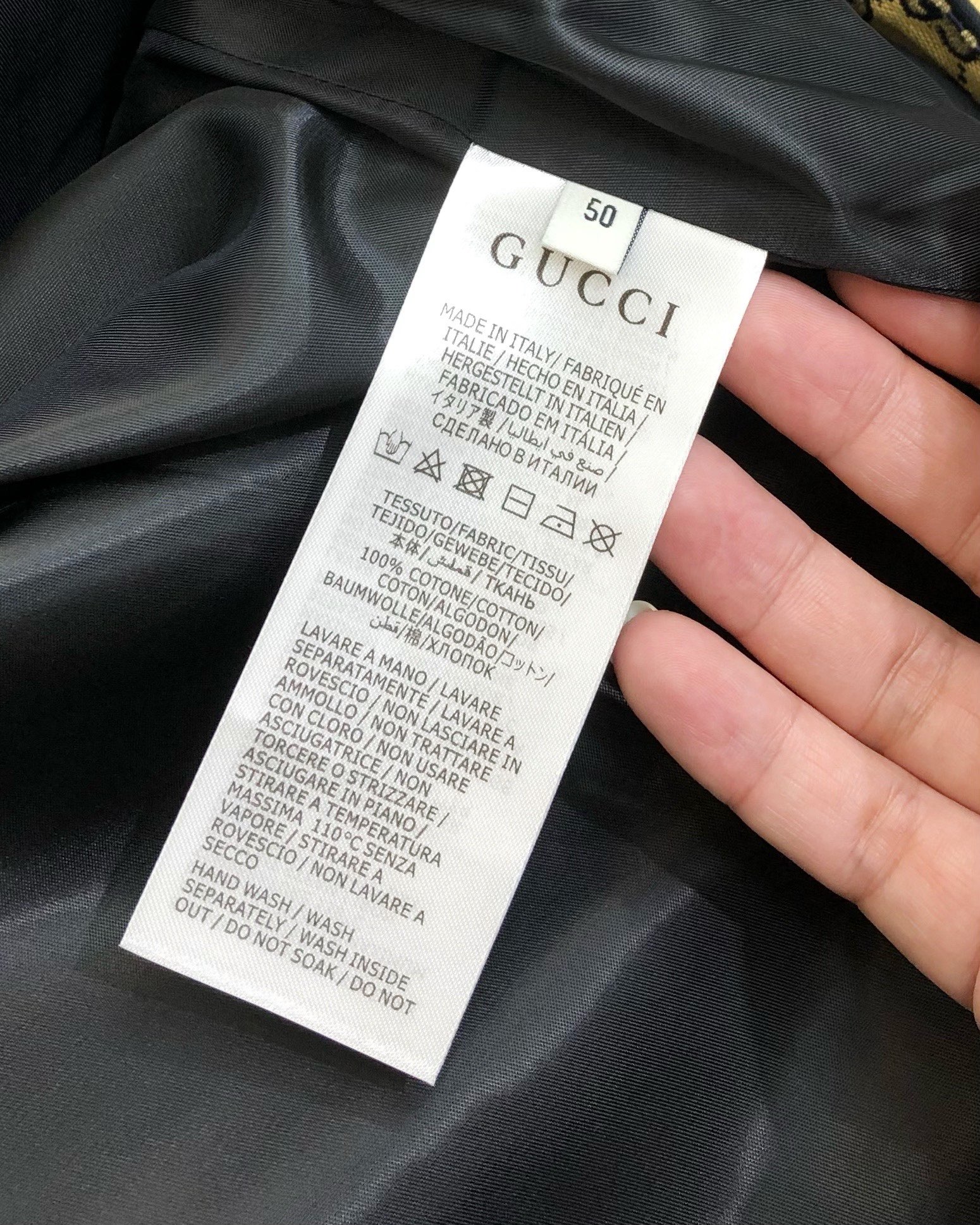 “High-Quality G*cci Cowboy Jackets for Men | 2025 New Original Designs | Soft Cotton-Polyester Blend | Sizes M-3XL” - 图片 6