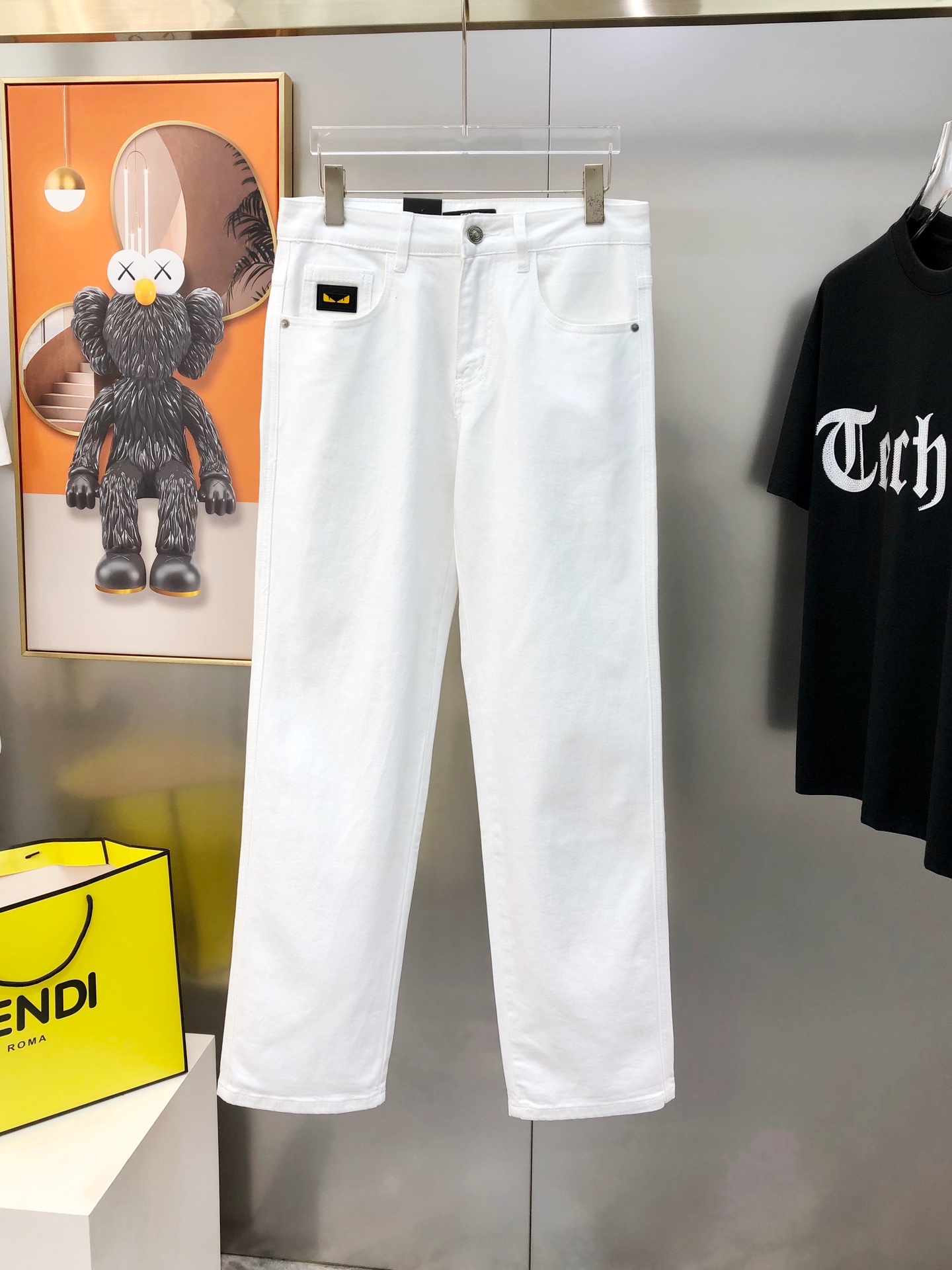 “2025 New Men’s Custom White Cotton Panty Bag Design with Danning Water Import – High Quality & Stylish” - 图片 2