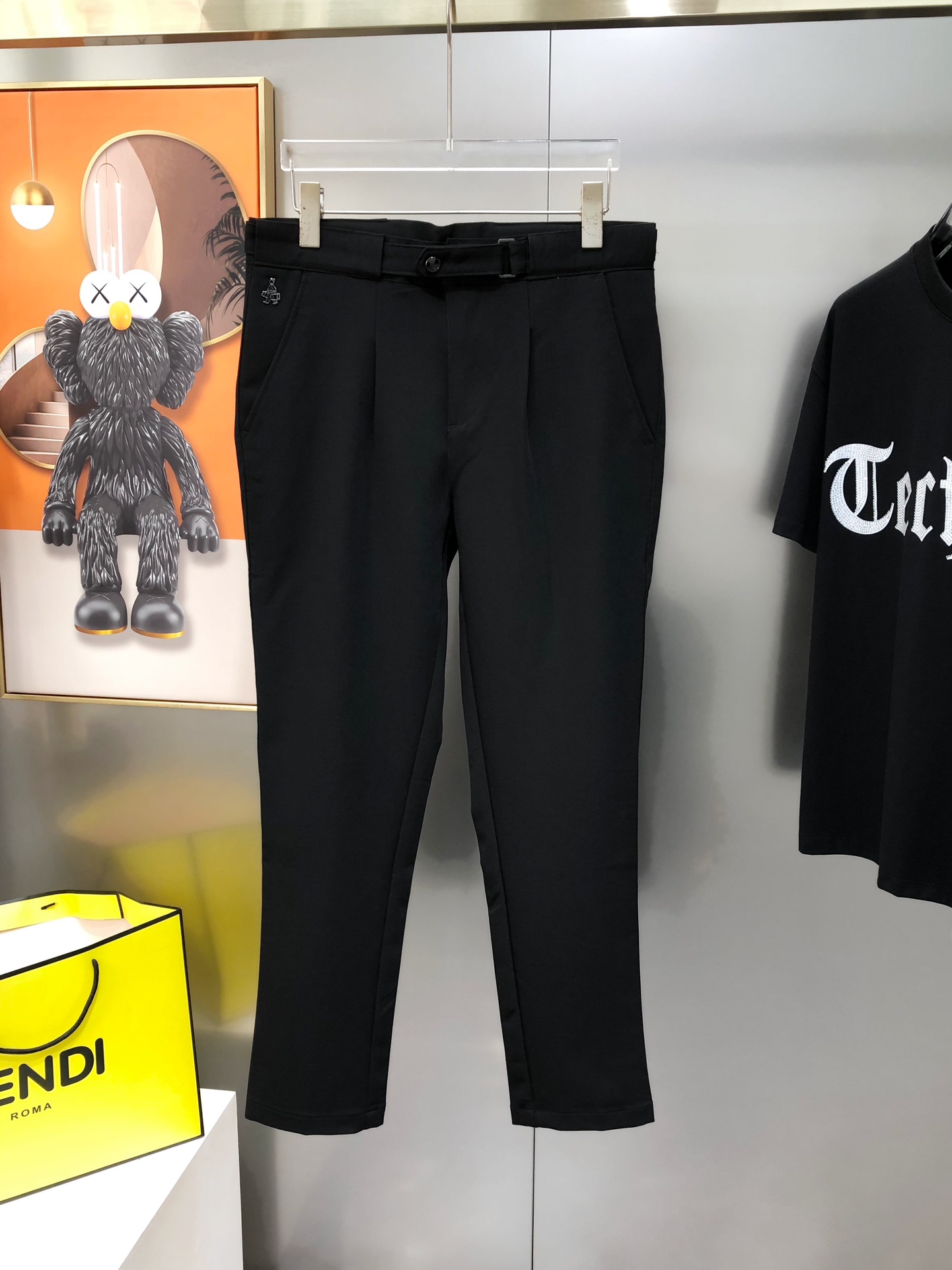 “High-End Custom-Made Original Male Leisure Pants, Pure Cotton, Fine Quality, Large Sizes, Various Colors” - 图片 3
