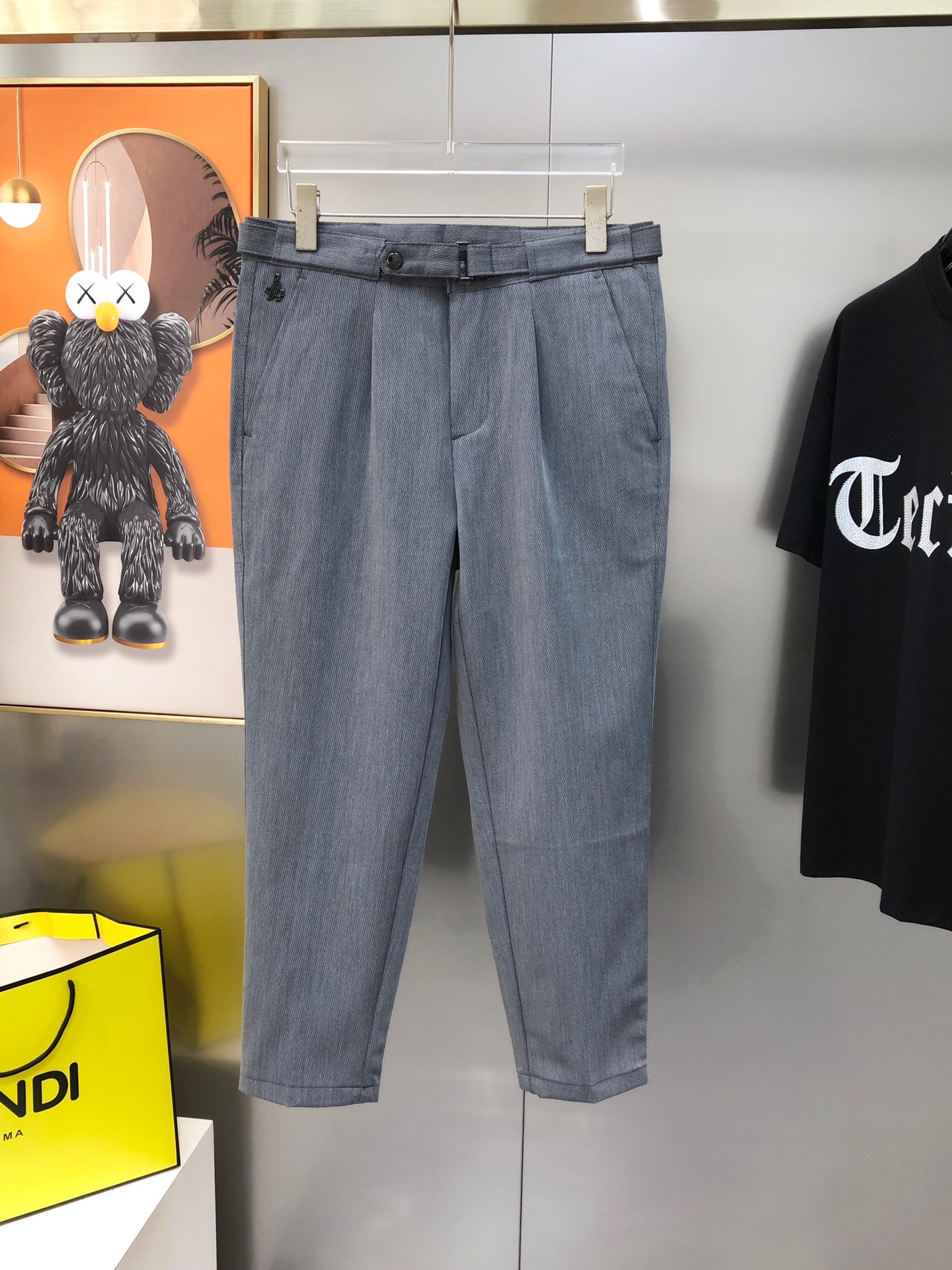 “High-End Custom-Made Original Male Leisure Pants, Pure Cotton, Fine Quality, Large Sizes, Various Colors” - 图片 2