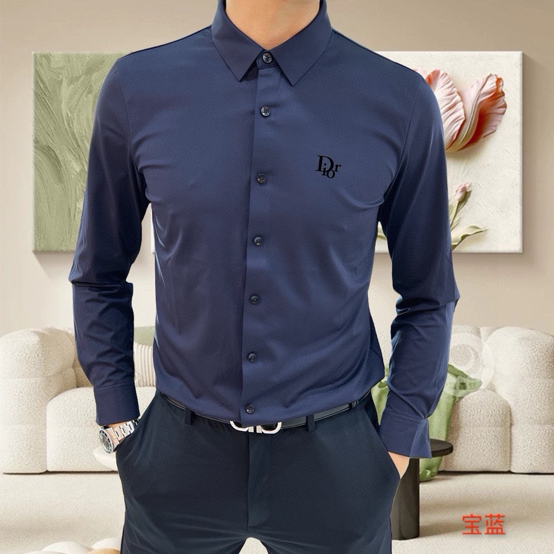 “High-Quality Men’s Long-Sleeve Shirt with Custom Logo Design | Online Co-Sale 2025” - 图片 1
