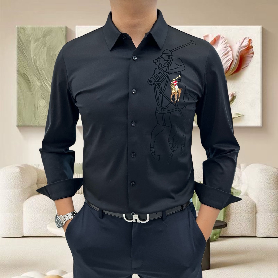 “Paul 2025 Long-Sleeve Shirt: High-End Quality & Simplistic Fashion for Men, Available Online” - 图片 1