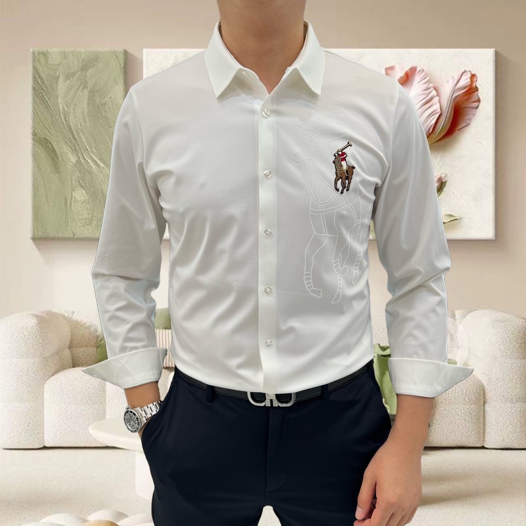 “Paul 2025 Long-Sleeve Shirt: High-End Quality & Simplistic Fashion for Men, Available Online” - 图片 3