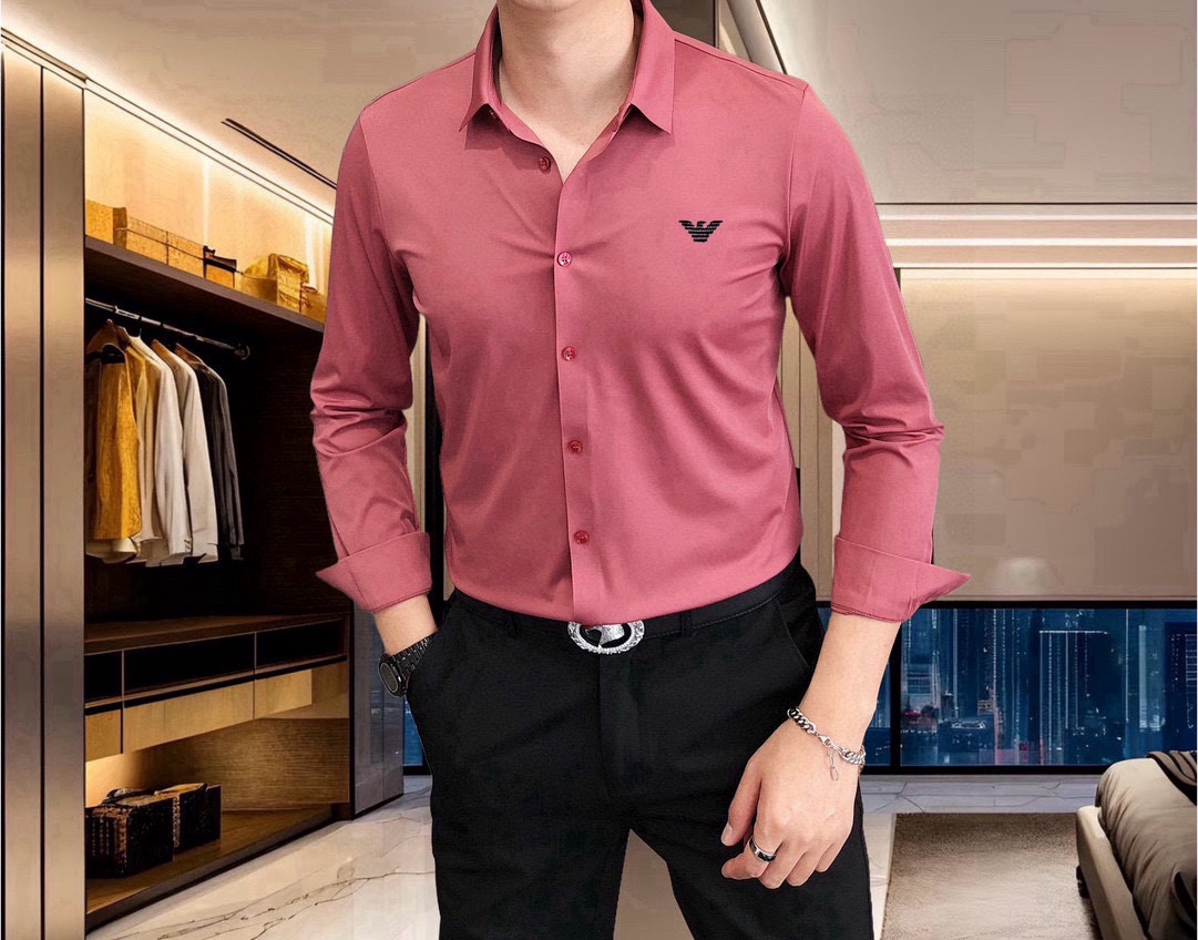“Men’s Long-Sleeved Hawk Design Shirt with Custom Embroidery, High Quality, Next-Day Delivery” - 图片 9