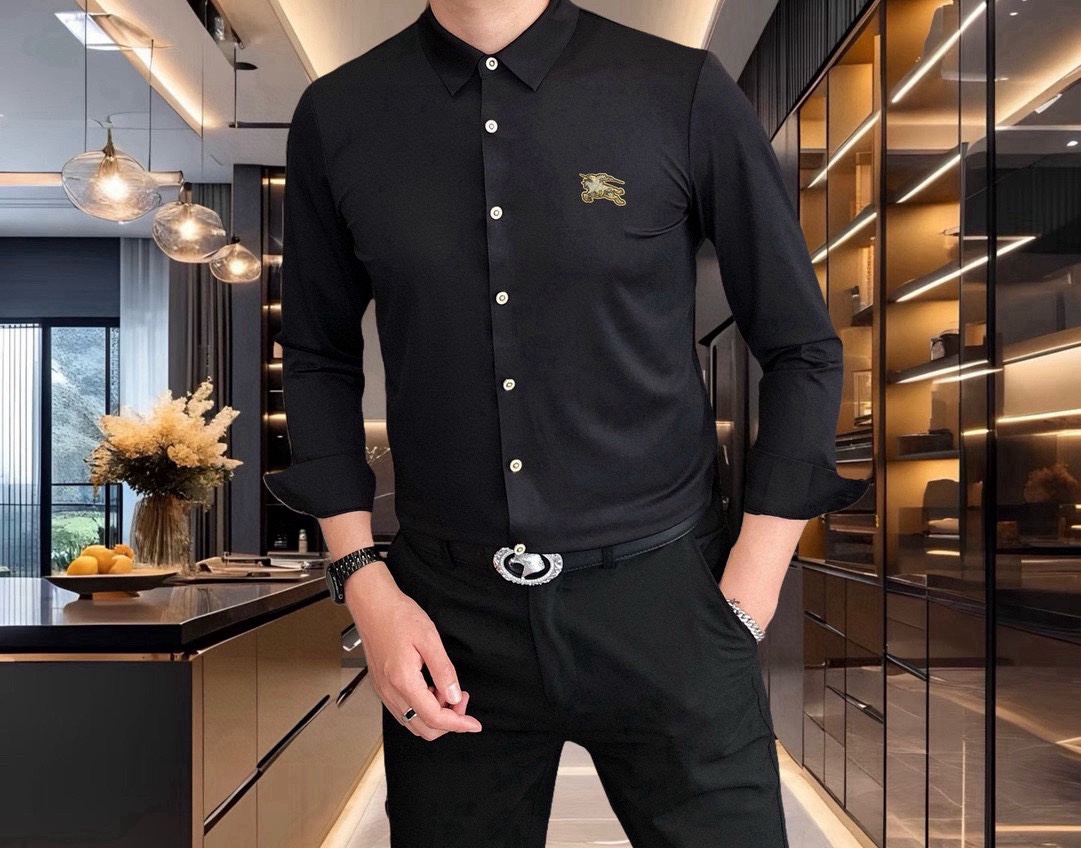 “High-Quality Men’s Long-Sleeved T-Shirts with Unique Design – 2025 Collection” - 图片 2