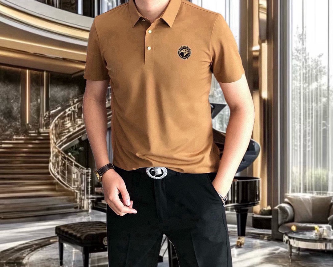 Title: P480 Steven’s 2025 Spring & Summer Men’s T-shirts: Capped, High-End Quality, Sizes M-4XL, Next-Day Delivery. - 图片 2