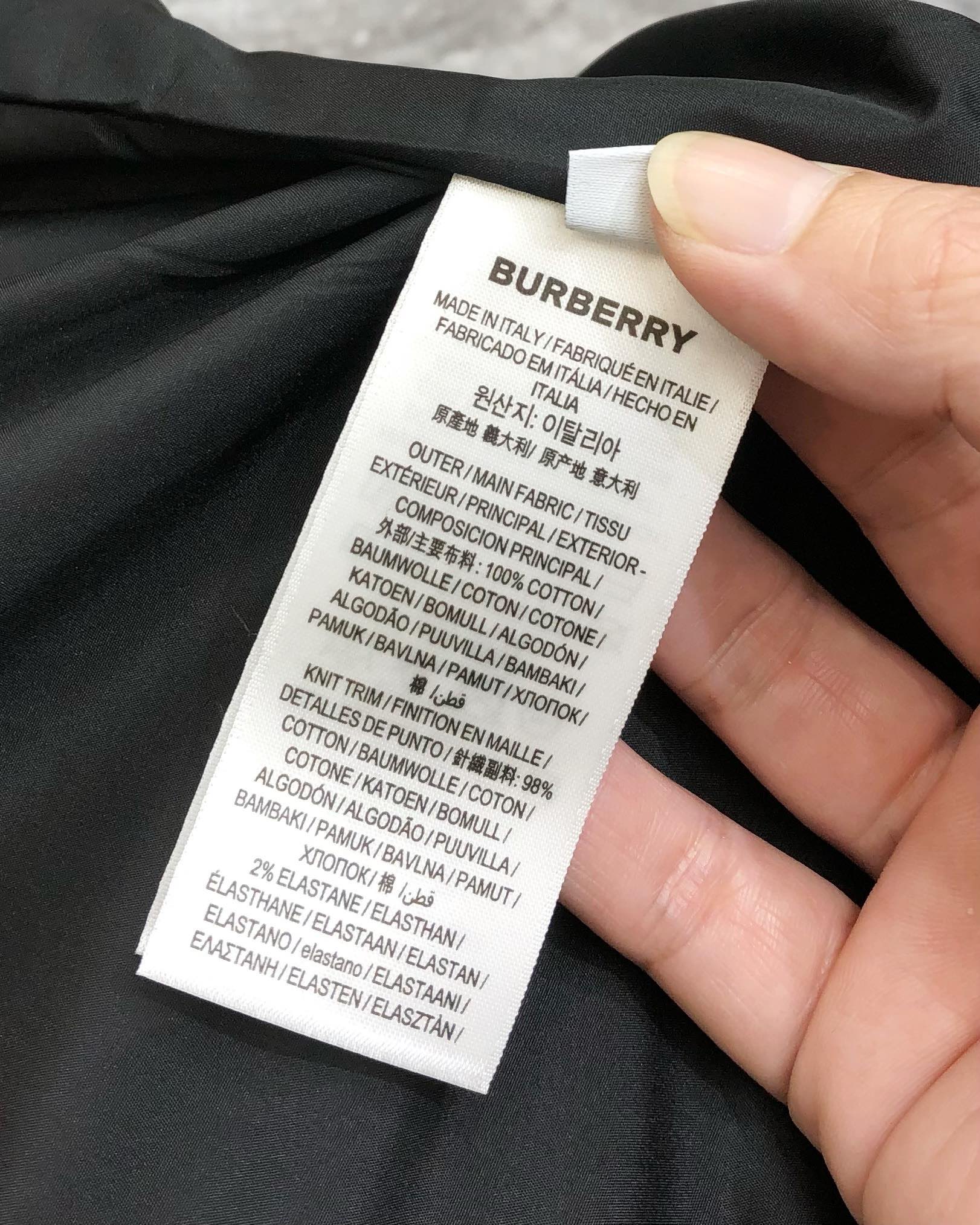 ז'קט גברים נוח כותנה מודרנית מבוגרת Burberry בצבע מעוצבים 8 i1755865075 9472 6