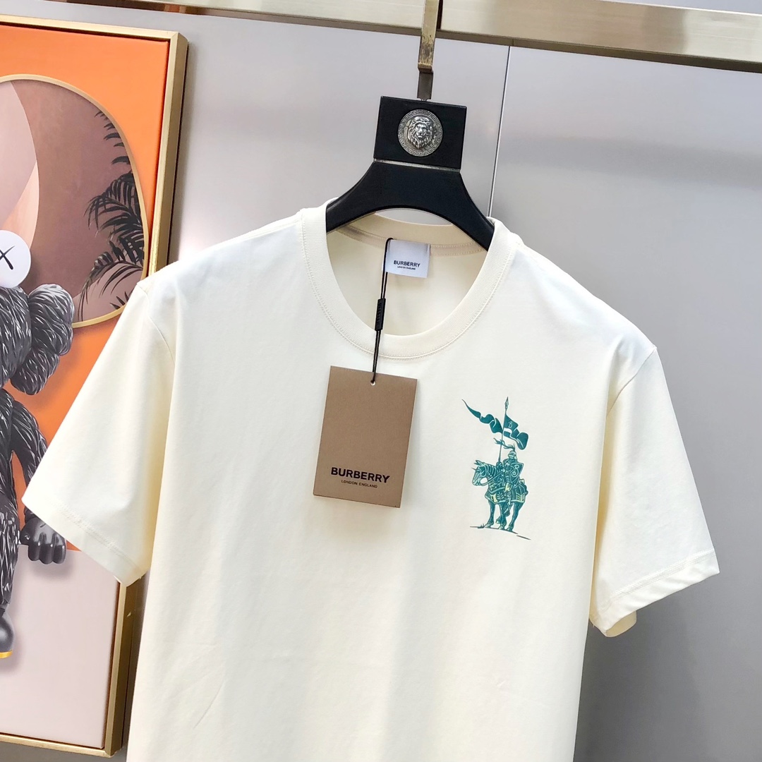 BURBE** 巴宝莉2025春夏新款原单男士圆领短袖T恤 🔥专柜同步售卖 ✨✨高端品质 高版本 爆款✨