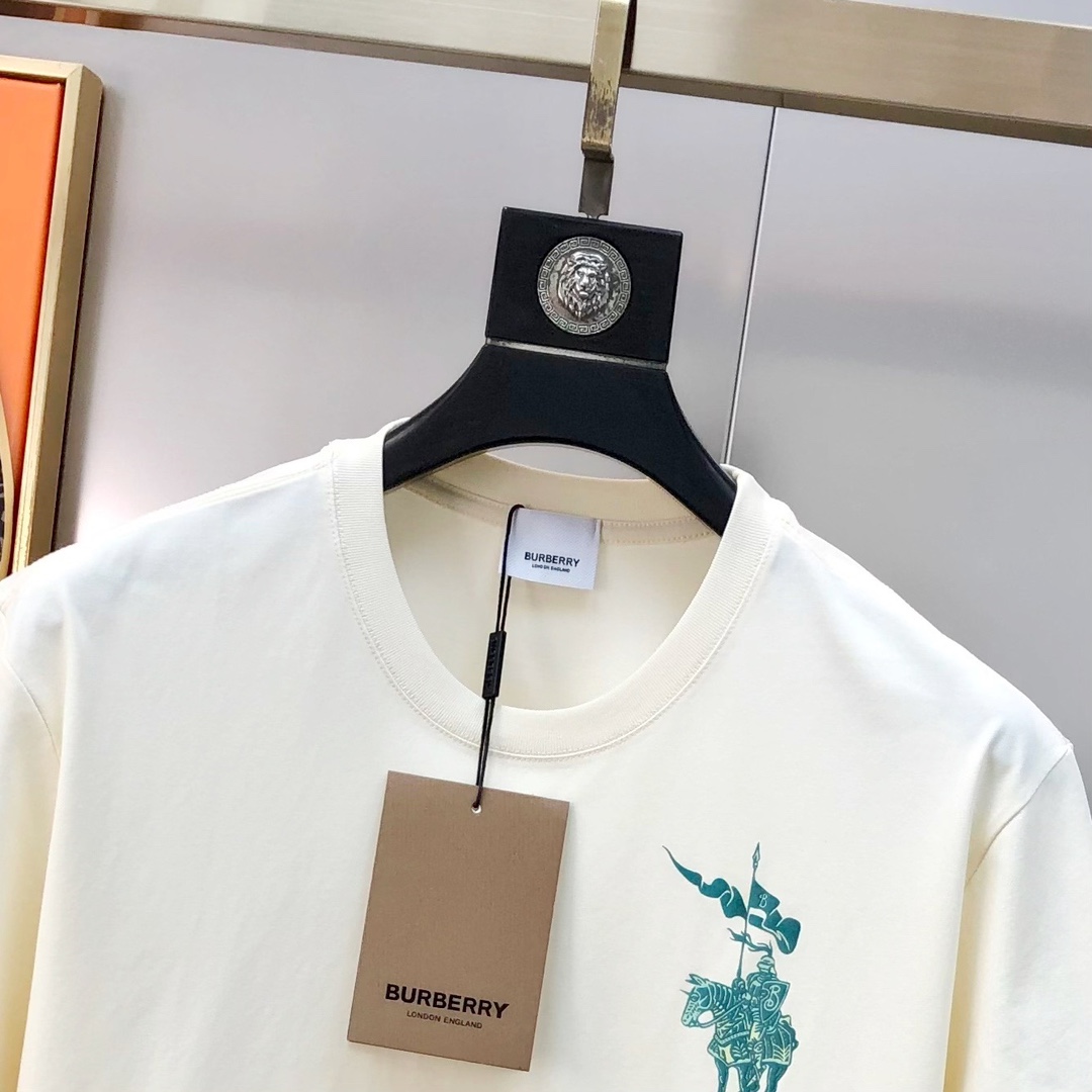 BURBE** 巴宝莉2025春夏新款原单男士圆领短袖T恤 🔥专柜同步售卖 ✨✨高端品质 高版本 爆款✨