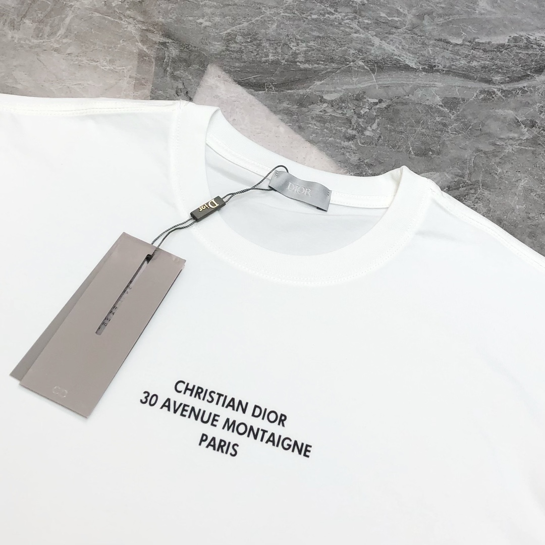 D*or 迪奥2025春夏新款原单男士圆领短袖T恤 🔥专柜同步售卖 ✨✨高端品质 高版本 爆款✨✨印胶字
