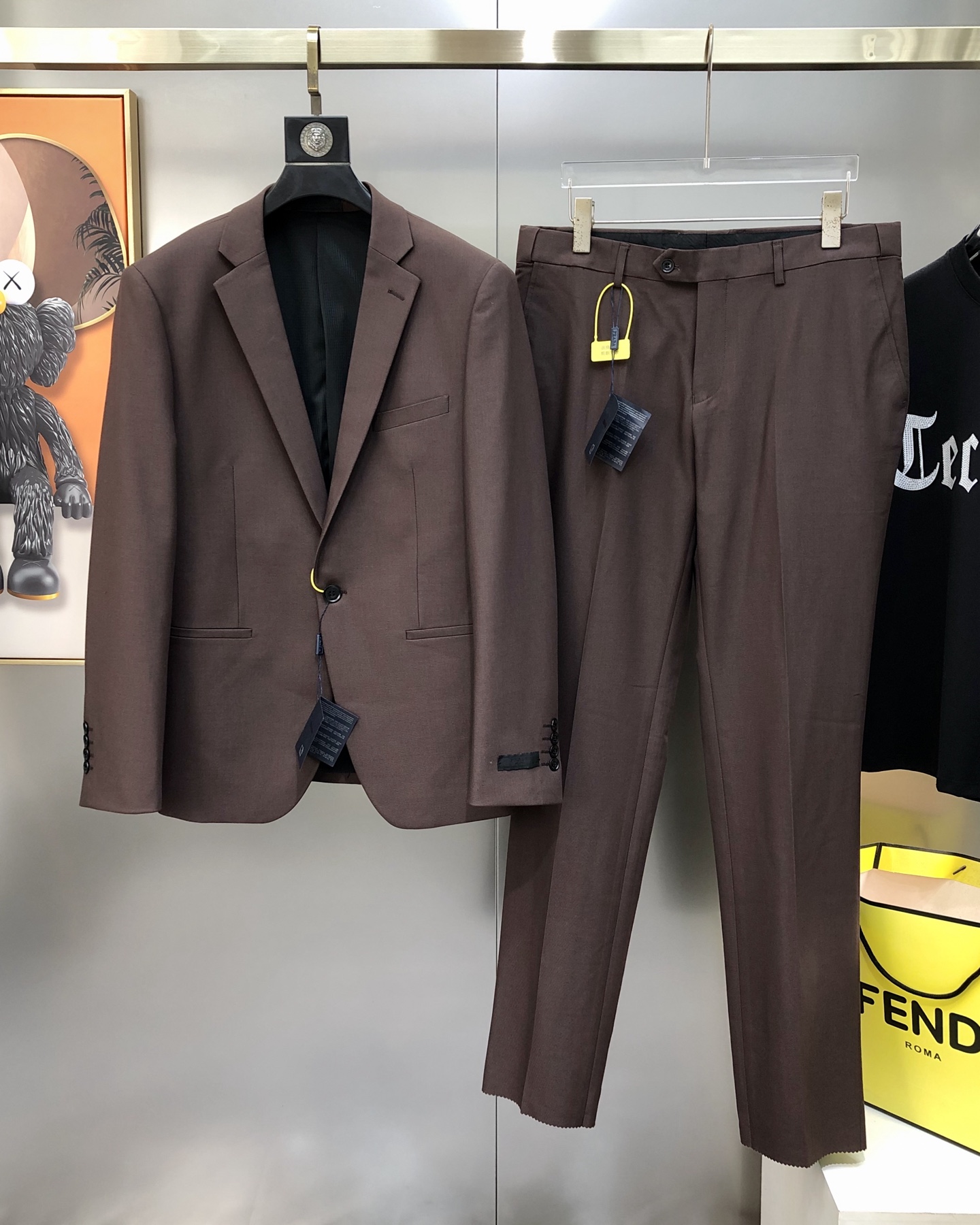 *ADA ⚠️ ✨ ✨ 🔥 logo 100% 👍 46-56=S-3XL 190 ) Novità Uomo CompletoCompleto GiaccaPantaloni eleganti