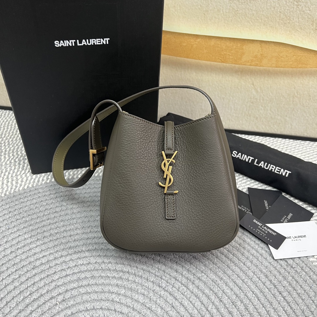 Saint Laurent YSL LE5 A 7 Soft Mini Hobo