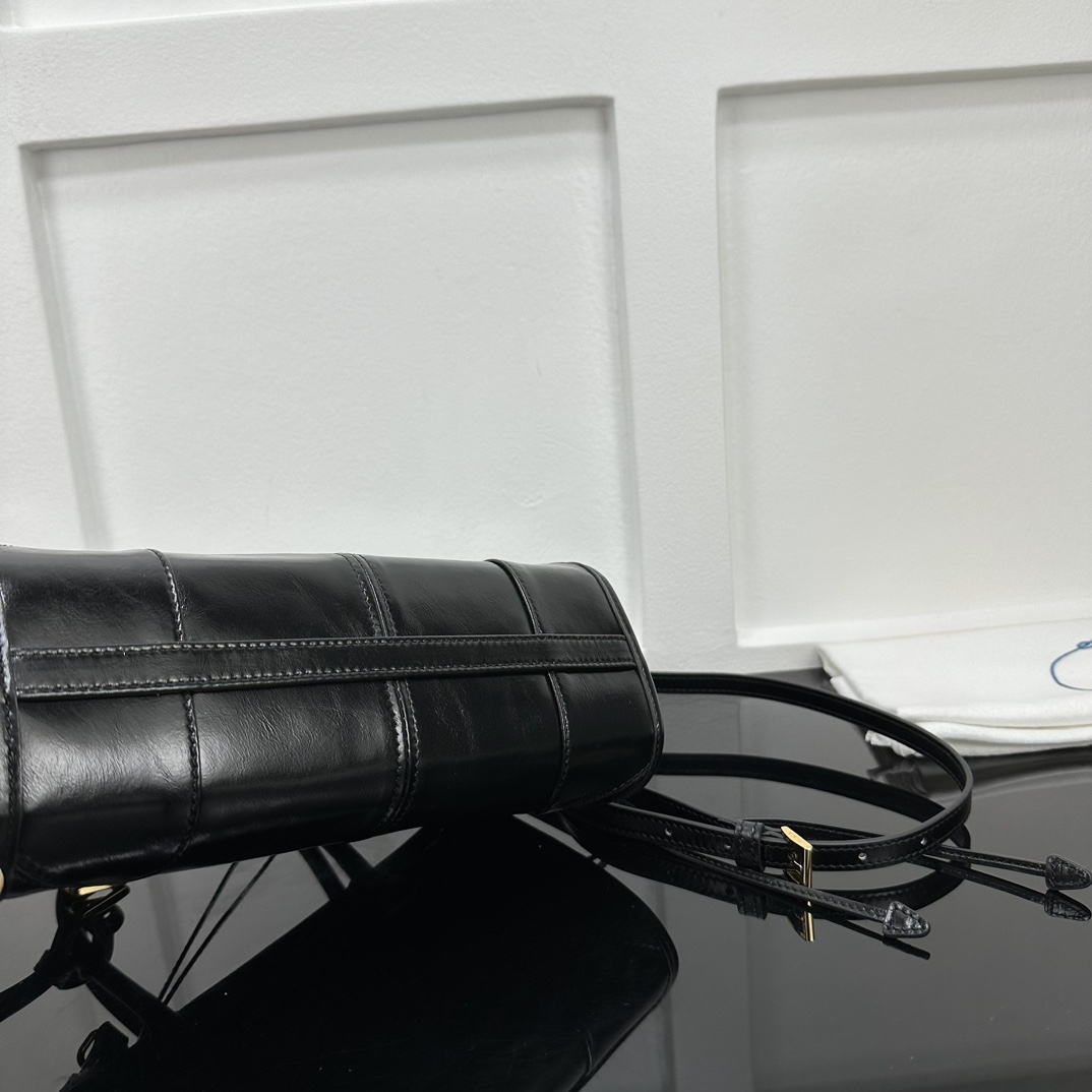 p710。[玫瑰]PRADA 新款专柜品质，顶级原单货/原厂皮，原厂五金、实物实拍，款号：1BA486迷你克色、进口油腊皮/尺寸：W23.5xH12xD9cm，[胜利][胜利][胜利]🎉🎉🎉