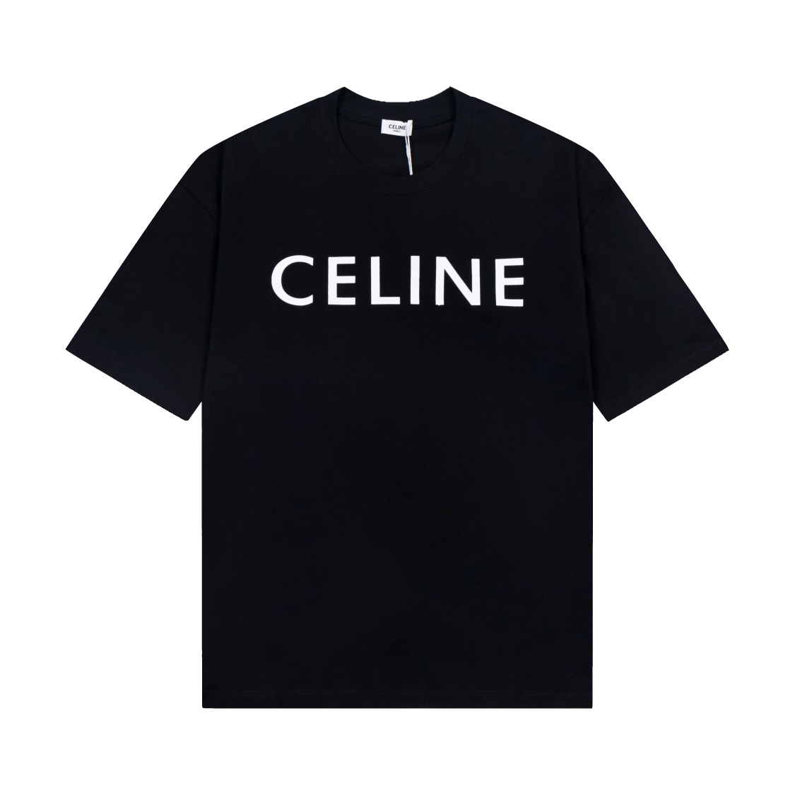 【Versión tope, calidad de la web oficial】 -CELINE·Celine 24ss camiseta de cuello redondo con estampado de let…