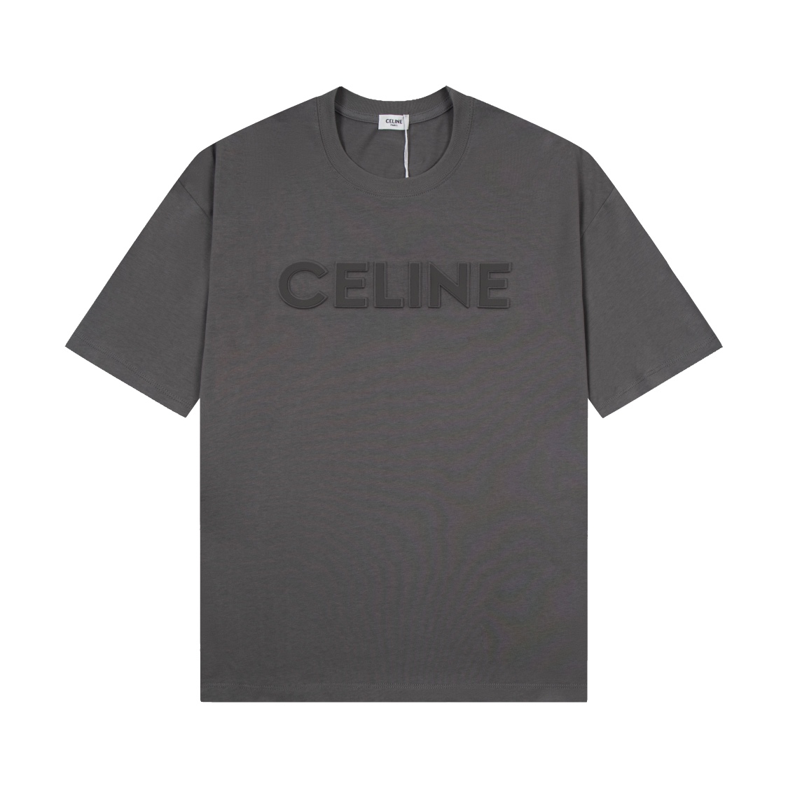 【Versión tope, calidad de la web oficial】 -CELINE·Celine 24ss camiseta de cuello redondo con estampado en rel…