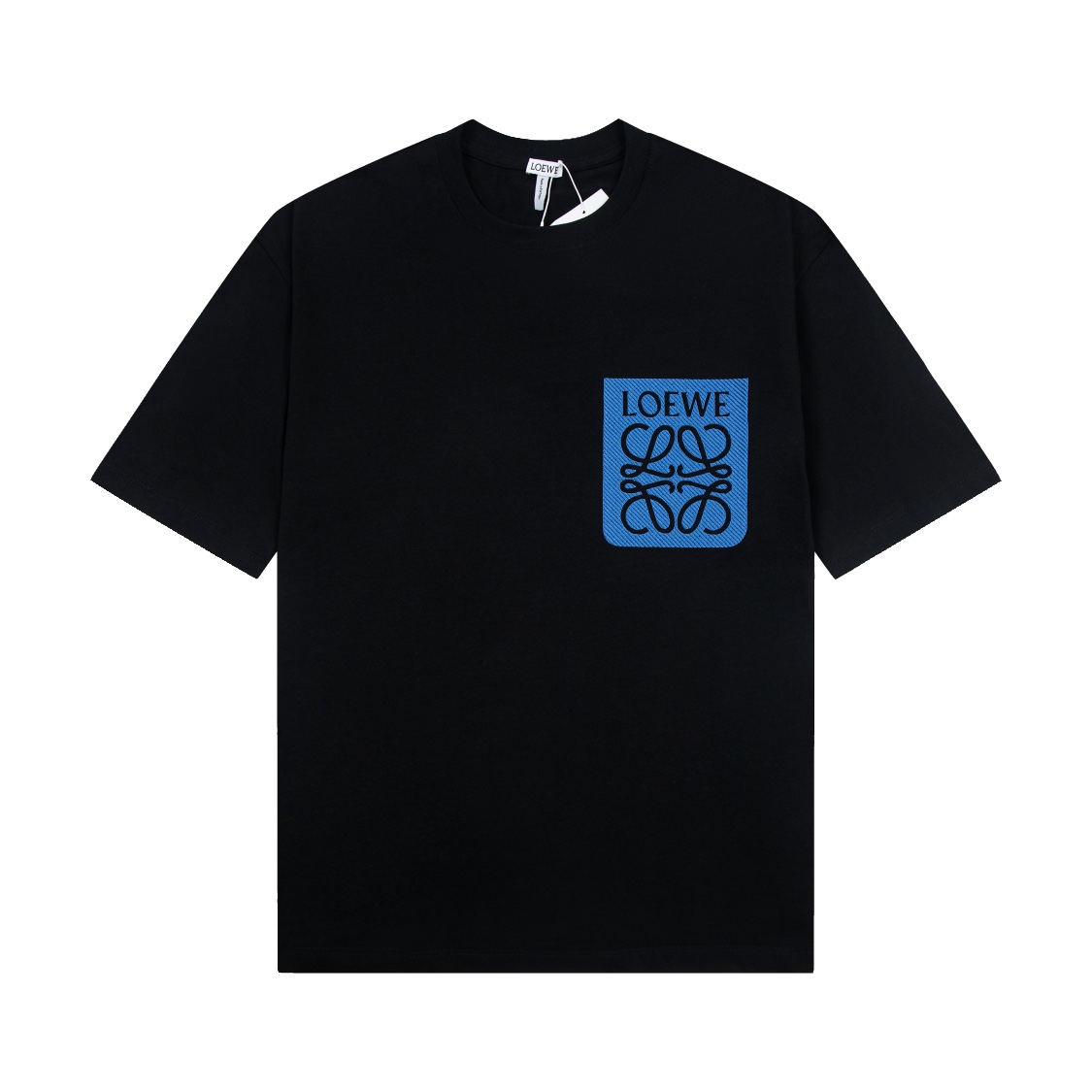 🅿️85 【Versión superior, calidad de tienda oficial】 -LOEWE·Loewe 𝟮𝟰𝘀𝘀 Camiseta de cuello redondo con bols…