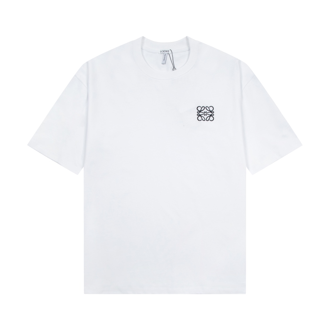 🅿️85 【Versión superior, calidad de tienda oficial】 -LOEWE·Loewe 𝟮𝟰𝘀𝘀 Camiseta de cuello redondo con bordado del lo…