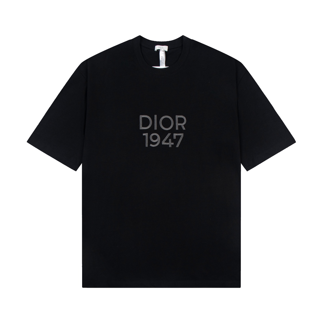 [Versión superior, calidad del sitio web oficial] - Dior · Dior 𝟮𝟰𝘀𝘀 Camiseta de manga corta con cuello redondo bor…