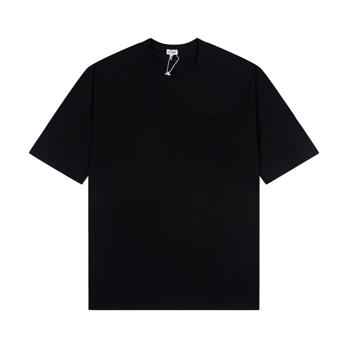 🅿️85 【Versión superior, calidad de tienda oficial】 -LOEWE·Loewe 𝟮𝟰𝘀𝘀 Camiseta de cuello redondo con estampado en r…
