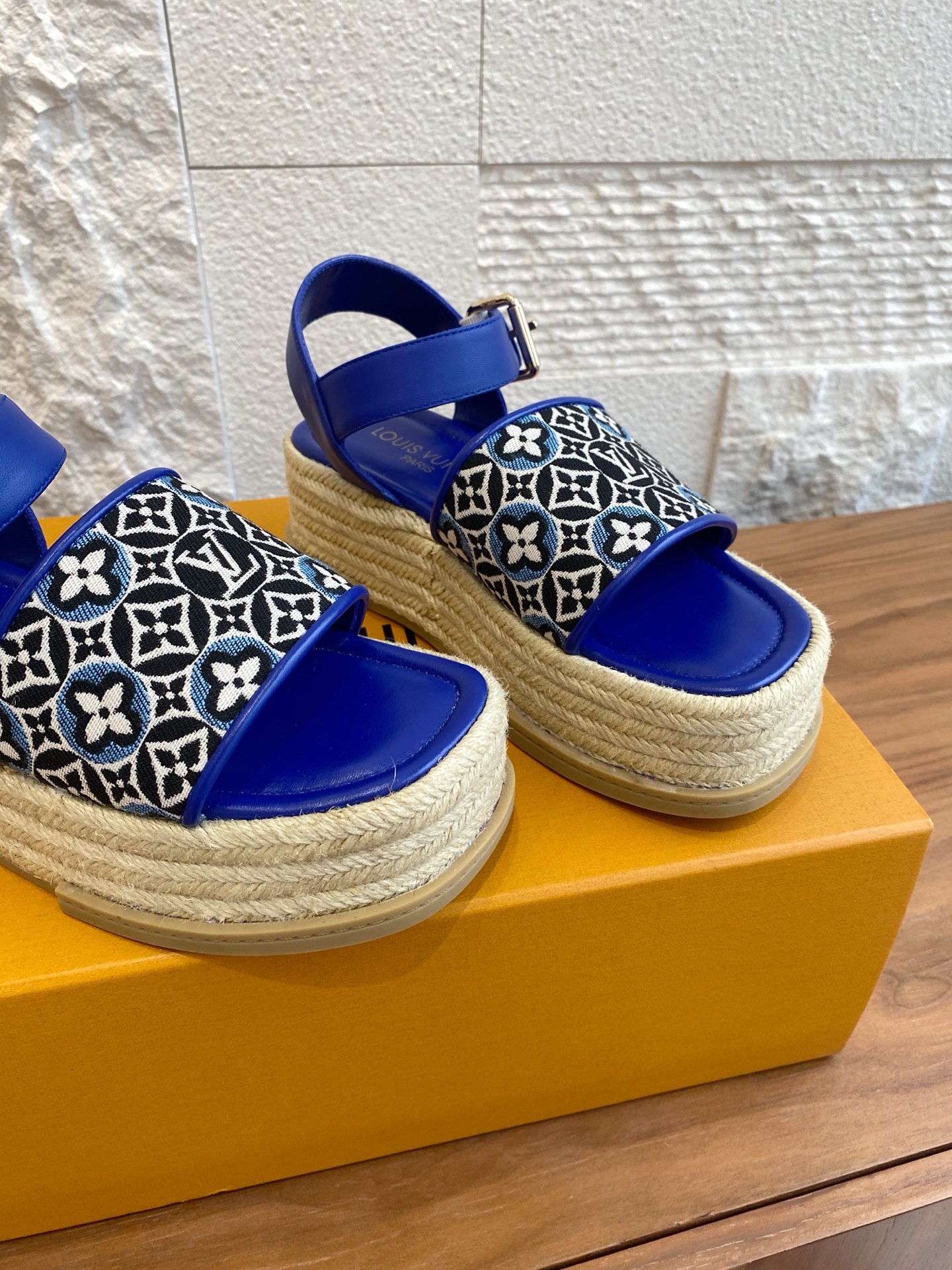 Louis Vuitton x Murakami Takashi Canvas Espadrille Platform Sandals 10 i1752404747537 8615 0 8