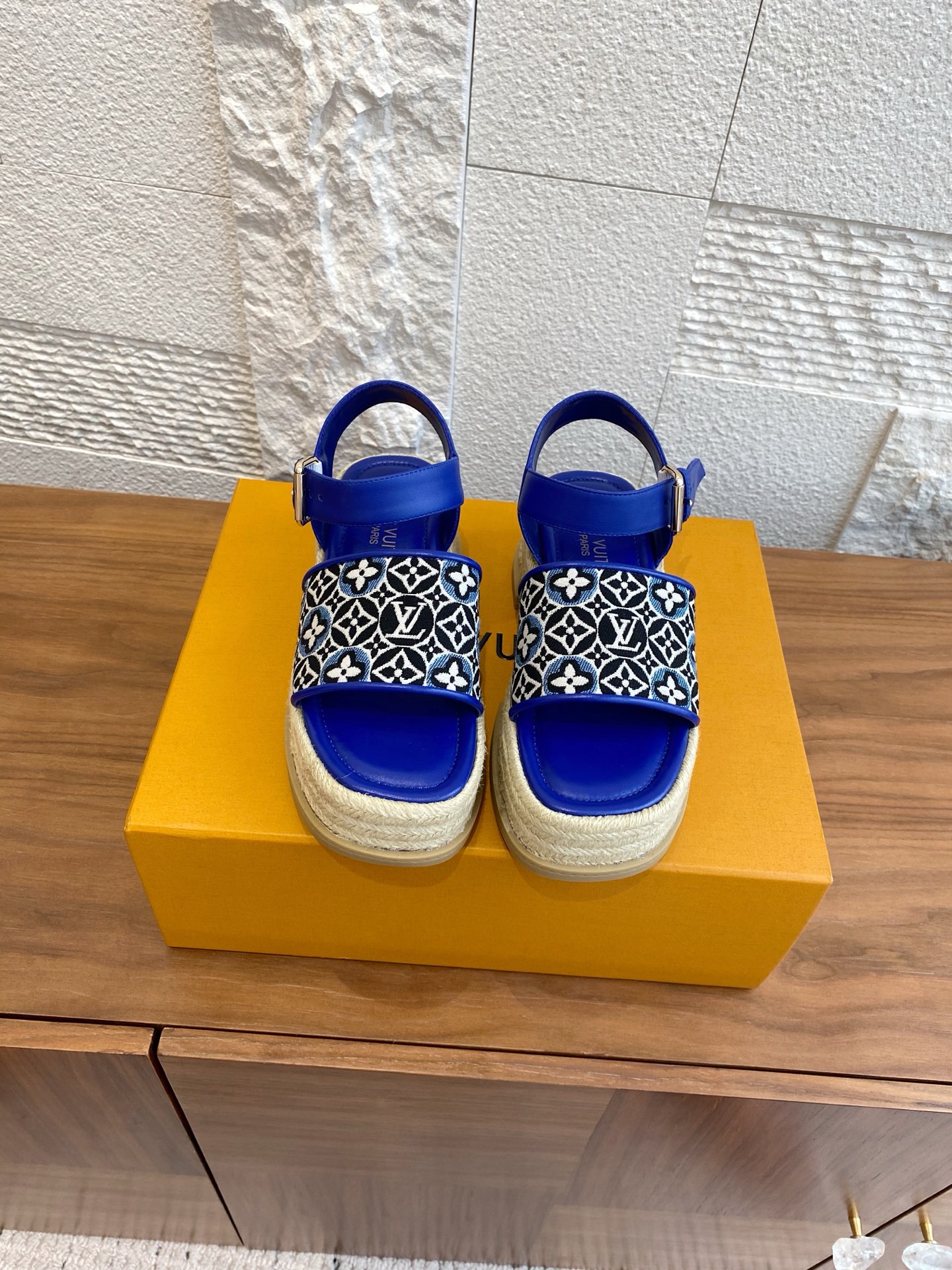 Louis Vuitton x Murakami Takashi Canvas Espadrille Platform Sandals 2 i1752404747566 4902 0 0