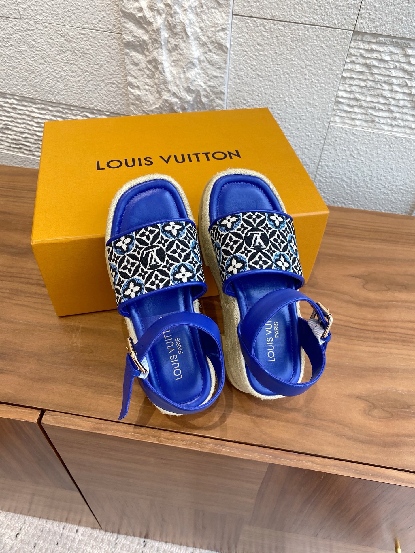Louis Vuitton x Murakami Takashi Canvas Espadrille Platform Sandals 3 i1752404747574 7152 0 1