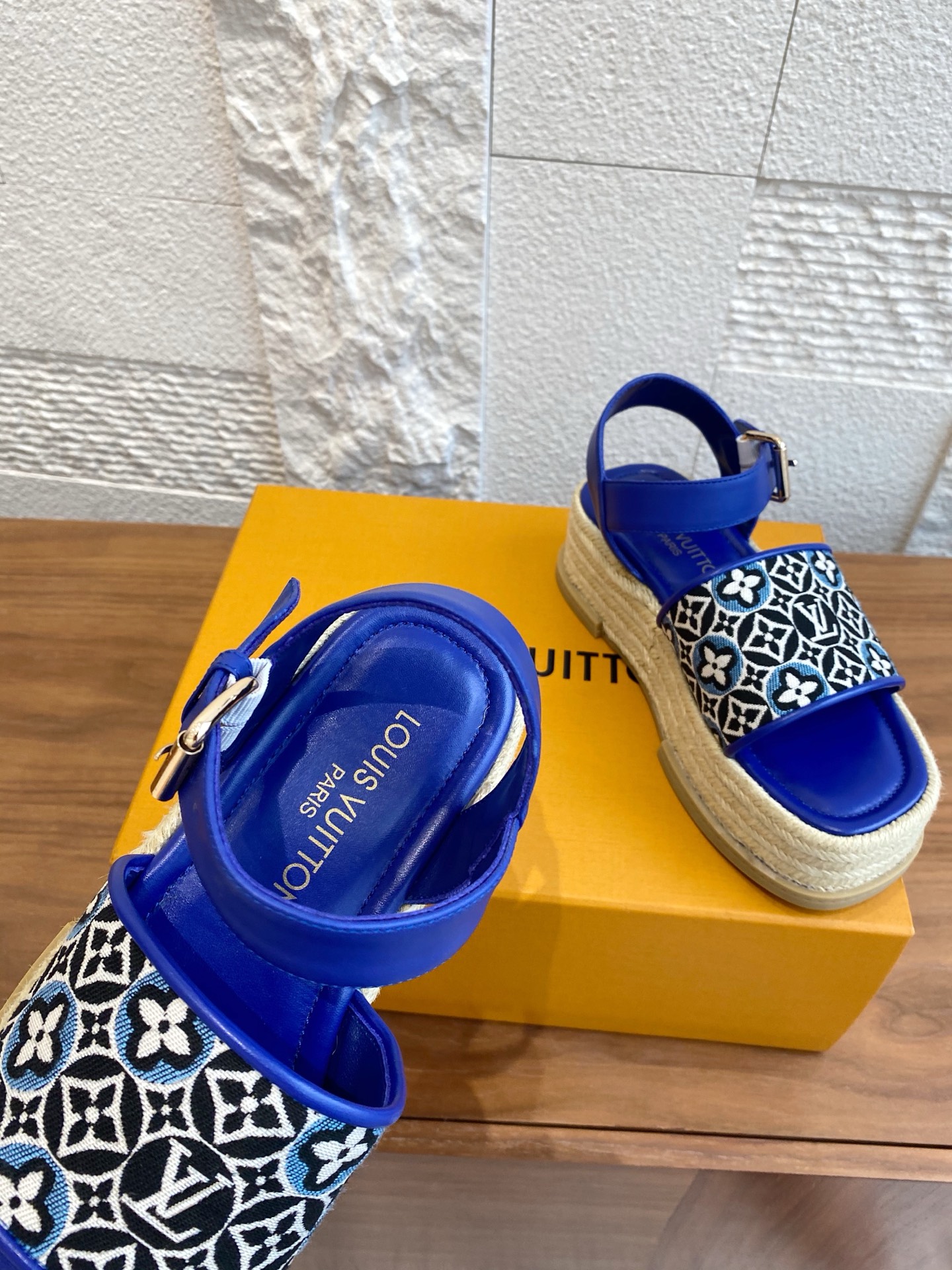 Louis Vuitton x Murakami Takashi Canvas Espadrille Platform Sandals 7 i1752404751459 8023 0 5