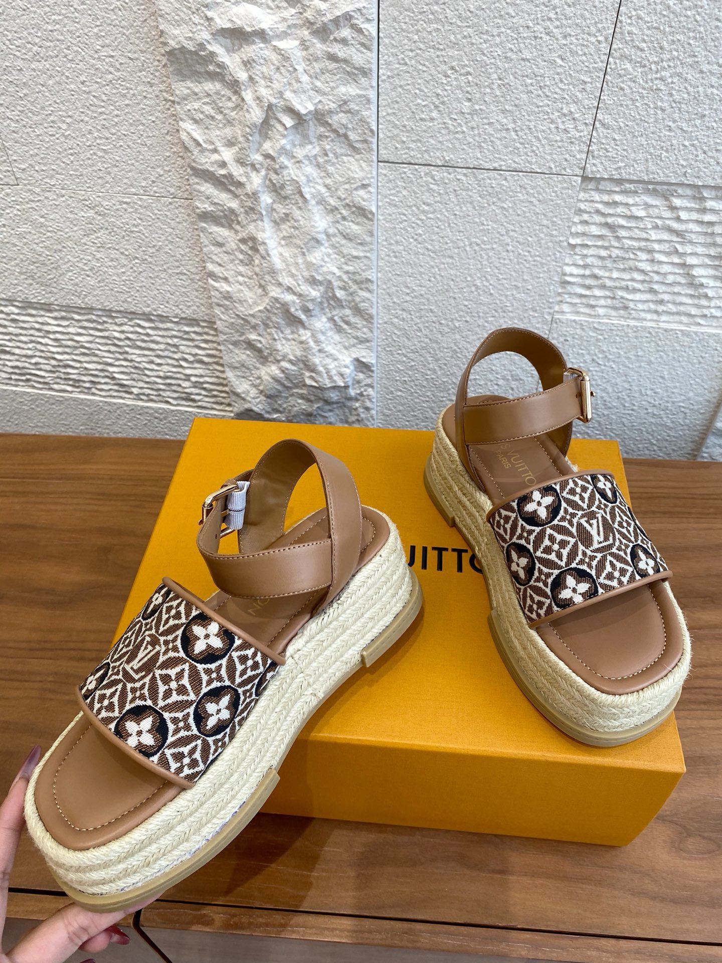 Louis Vuitton x Murakami Takashi Platform Espadrille Sandal - Size 35-41 6 i1752404844033 4513 0 4