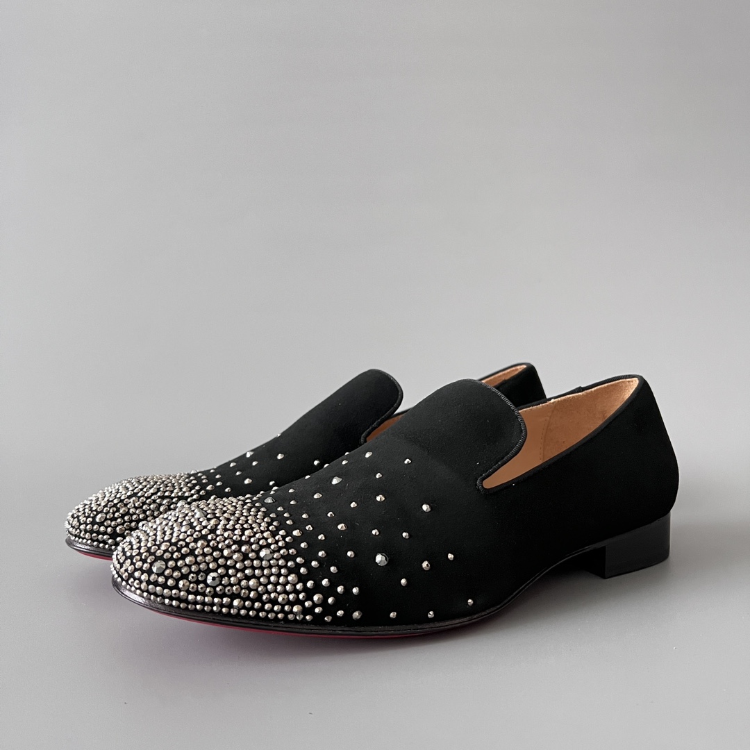 Christian Louboutin Perfect
 Shoes Plain Toe Cowhide Fashion Casual