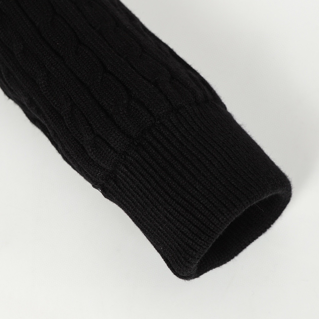 Moner蒙口羽绒服 - スタイリッシュな羊毛ニットダウンコート