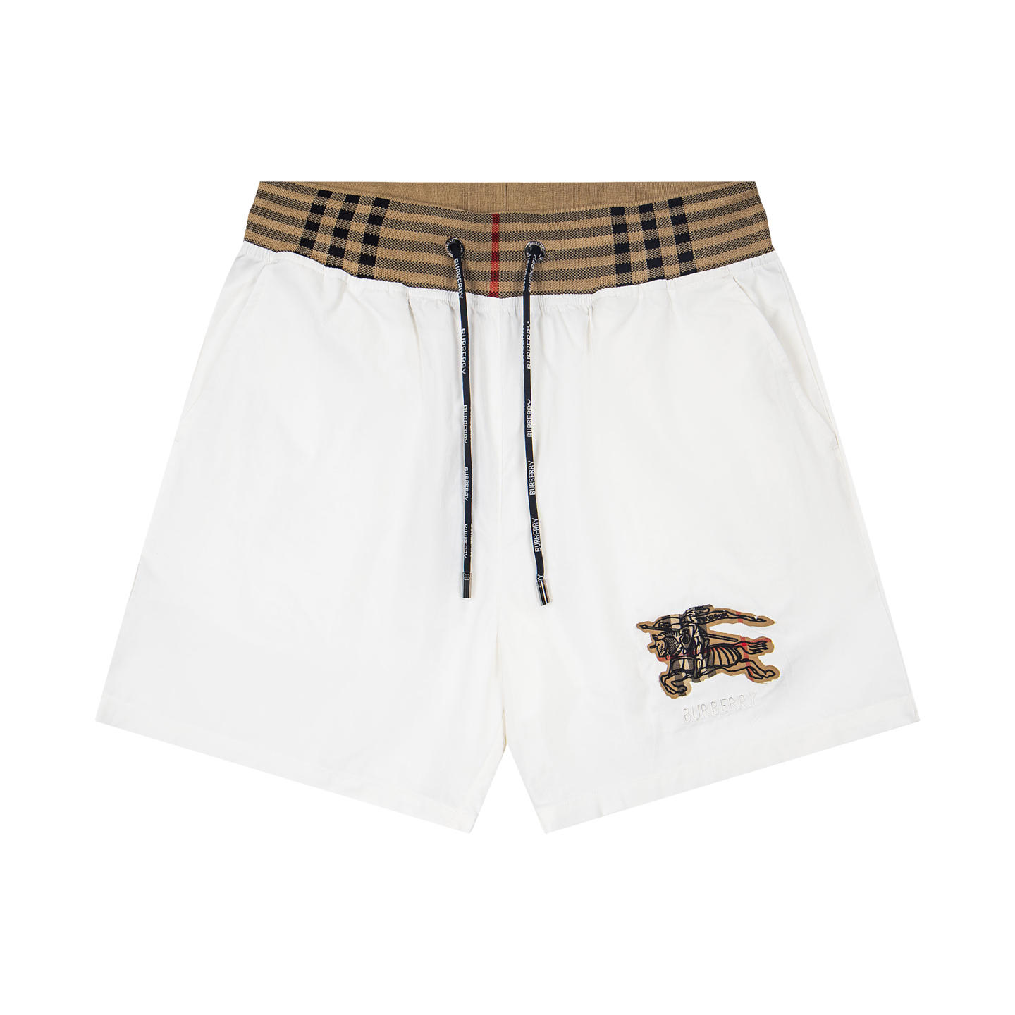 P105BURBERRY.2026SS nuevo pantalón de playa con red interior. Tecnología de bordado de ultra alta gama, versión ajustad…
