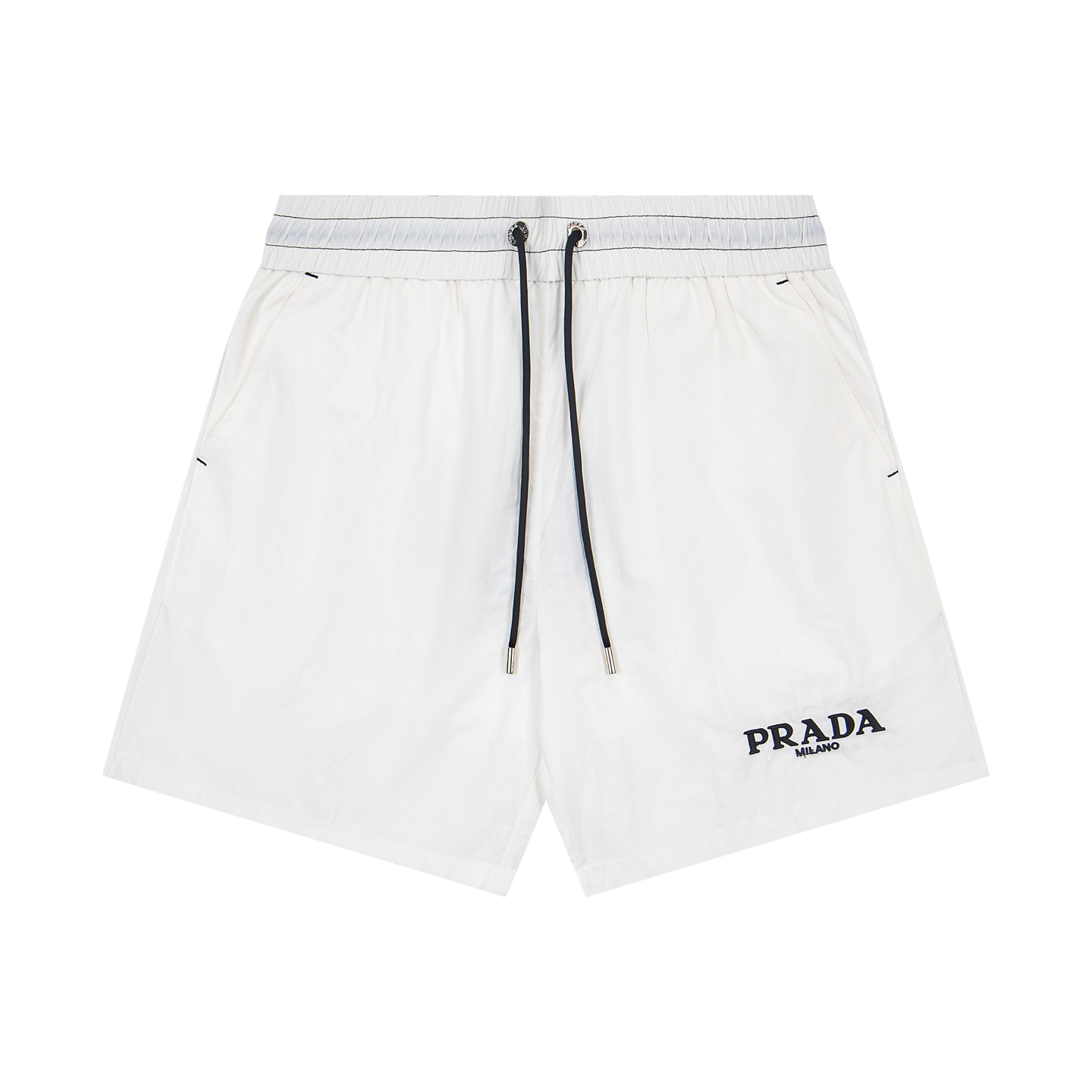 P105 Prada. 2026SS nuevo pantalón de playa con malla interior. Tecnología de bordado de ultra alta gama, versión ajusta…