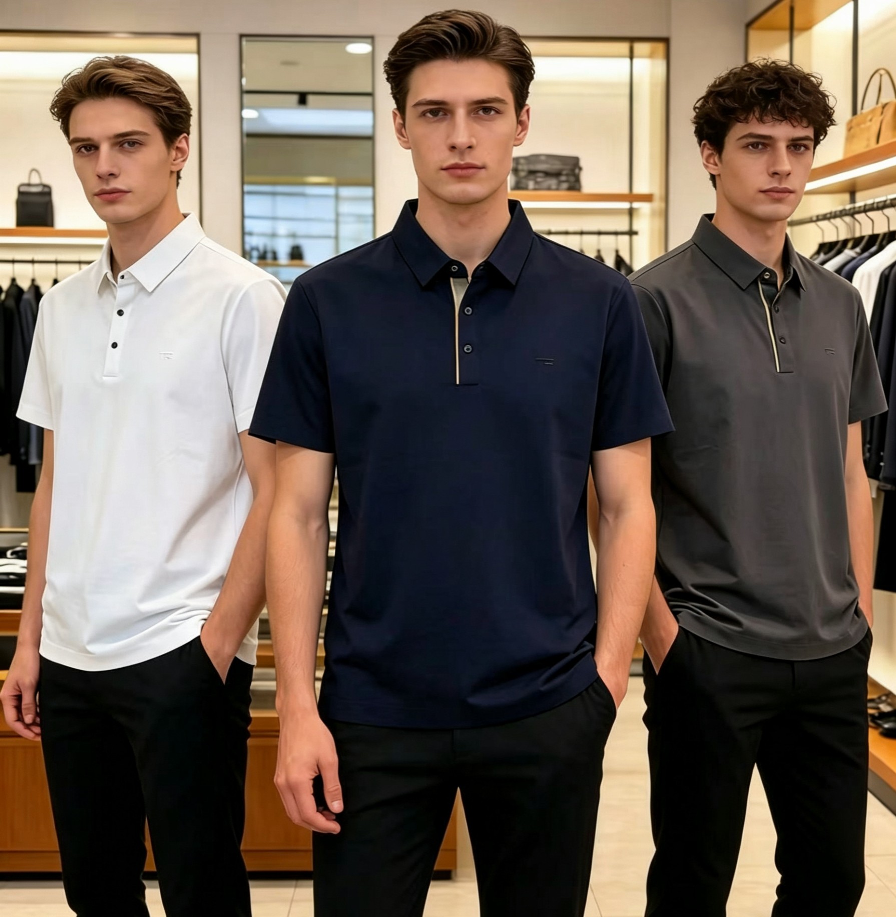 TOMFORD2026早春新款，天丝POLO衫，城市休闲系列，将舒适与高科技功能、持久性完美融入日常装束