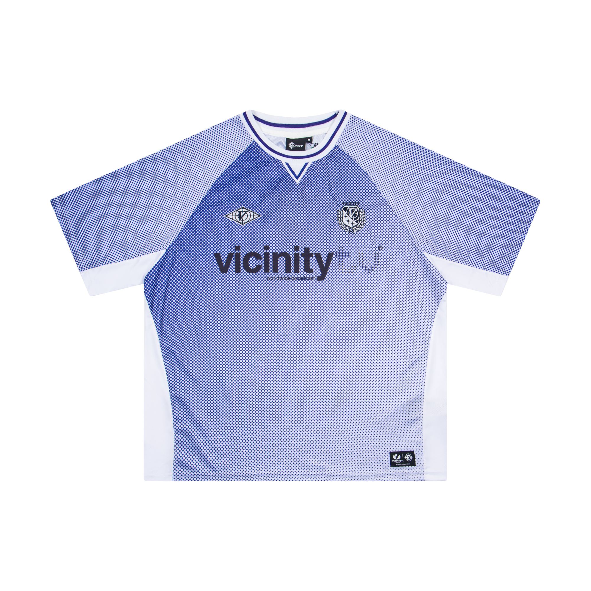 Y02
P55 VICINITY街头潮牌插肩袖球衣 LOGO印花定制螺纹 整件绣花和印花设计 非常耗时耗力 全网独家款
尺码：S-XL
颜色：粉色 紫色 蓝色

​