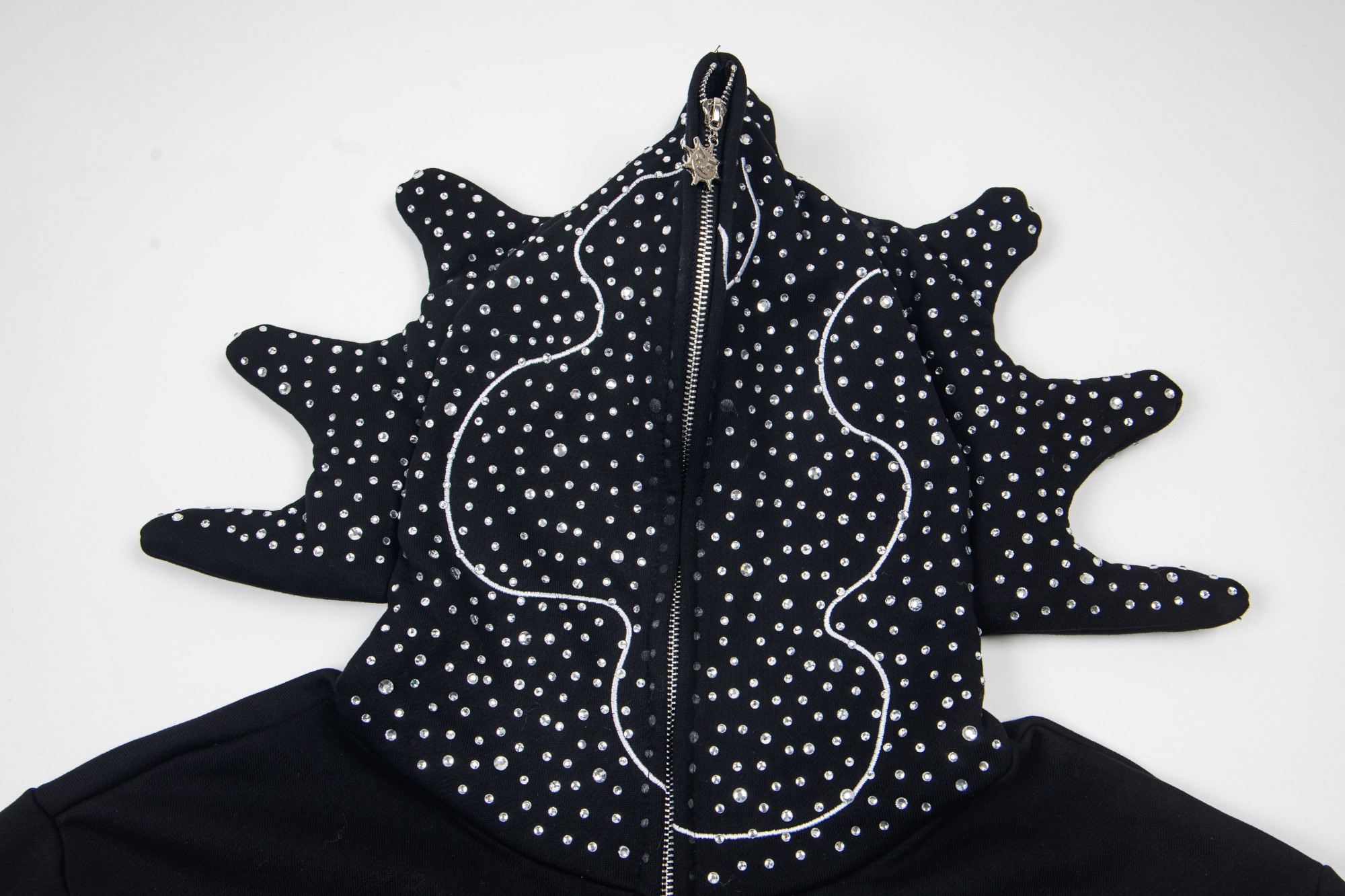 GL11
P125 Glo Gang美潮高品质380g纯棉双拉链连帽卫衣 
尺码：M-XXL 
颜色：黑色

​