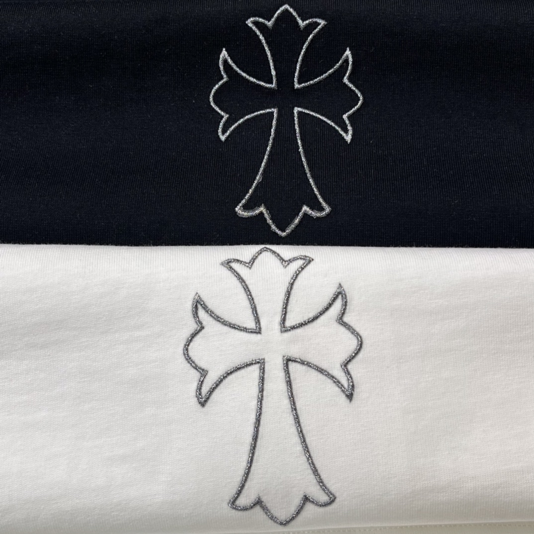 C*ROMEHEARTS克罗心24新款梵文十字架刺绣短袖T恤葡萄牙代购订单中国香港仓直发海外精品限量销售