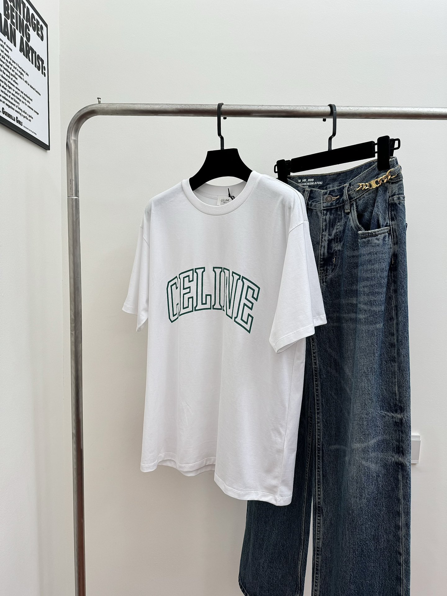 Celine Clothing T-Shirt Printing Spring/Summer Collection Short Sleeve