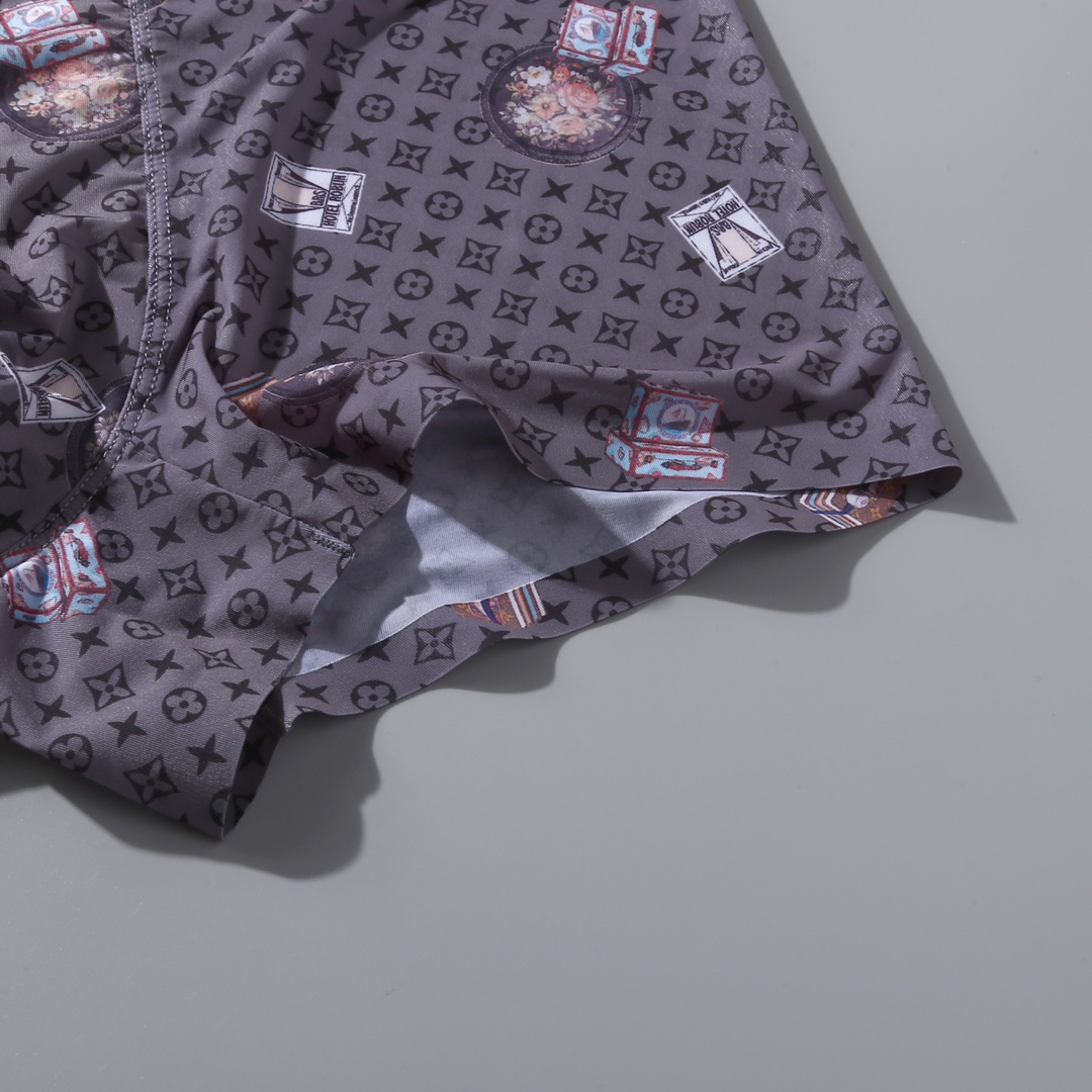 新品！ LOUIS VUITTON  LV路易威登 原单品质！精品盒装男士内裤！国潮印花，外贸国外订单，
