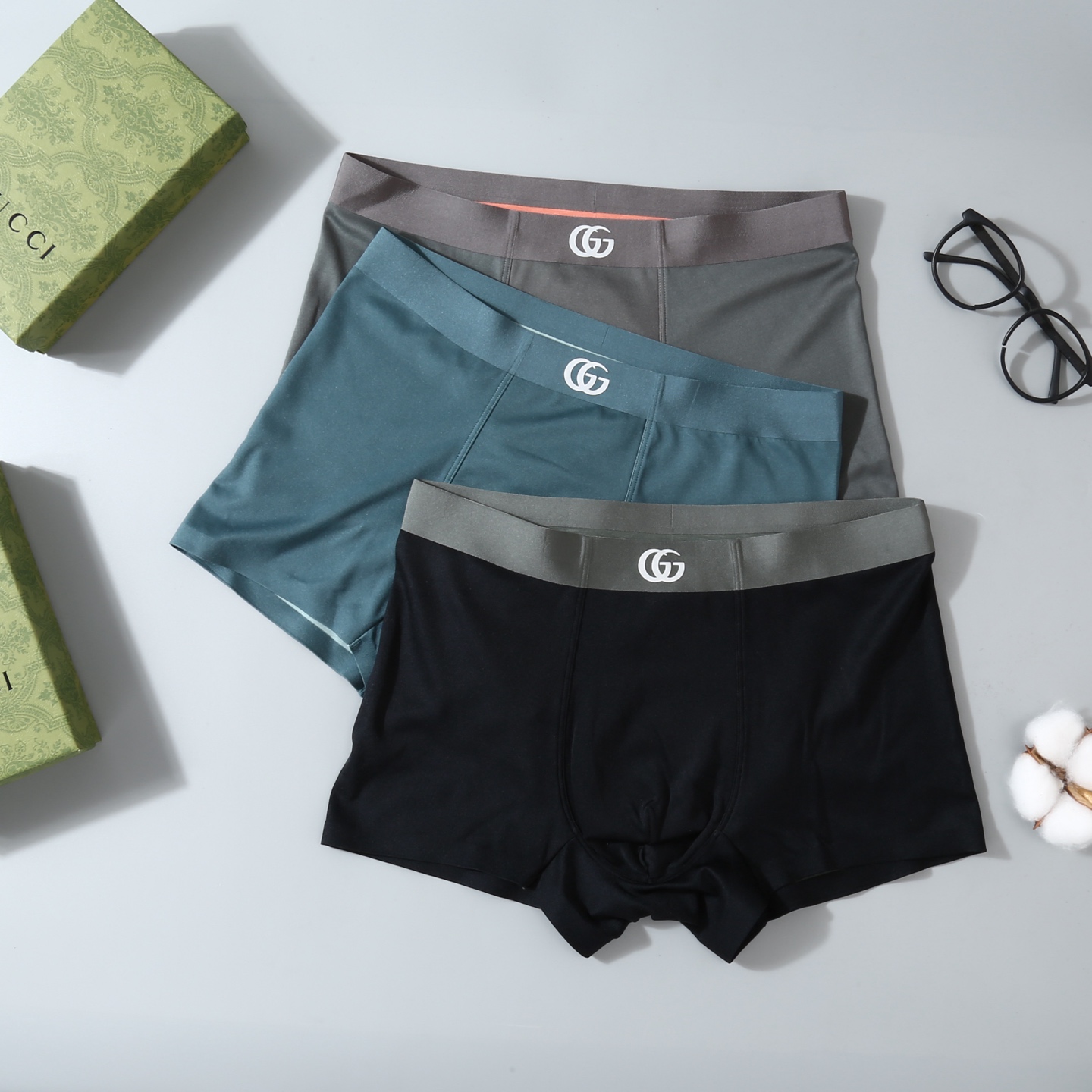  GUCCI 古驰 高级双面灵感100支莫代尔，原单品质，无缝切割工艺 科学配 52%莫代尔+30%锦纶