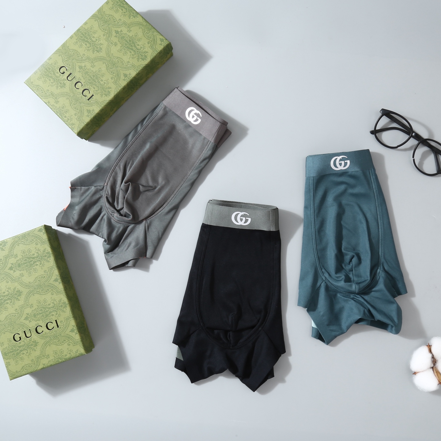  GUCCI 古驰 高级双面灵感100支莫代尔，原单品质，无缝切割工艺 科学配 52%莫代尔+30%锦纶