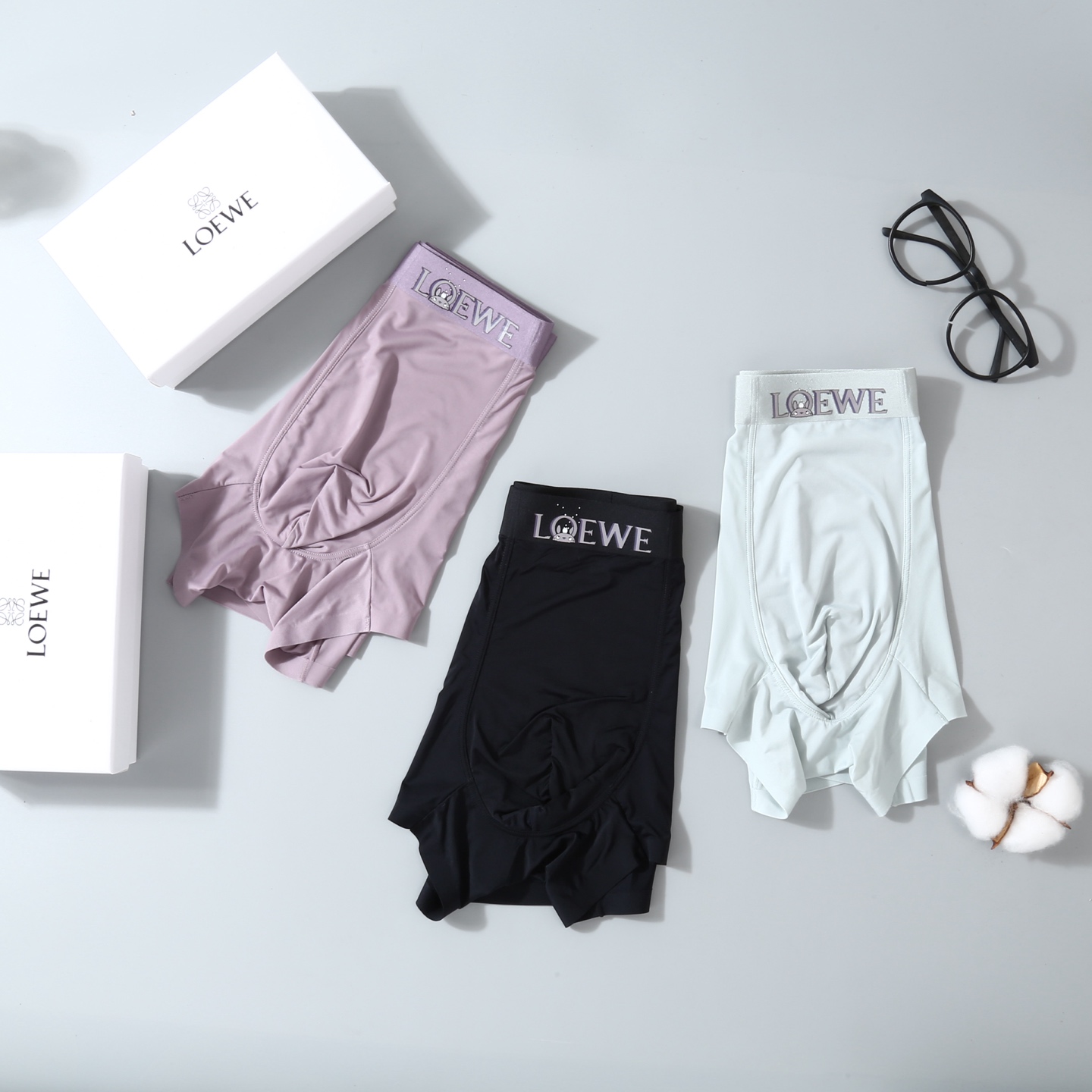  Loewe 罗意威！原单品质！精品盒装男士内裤！外贸国外订单，高品质，锦纶冰丝无痕切割工艺 科学配 8